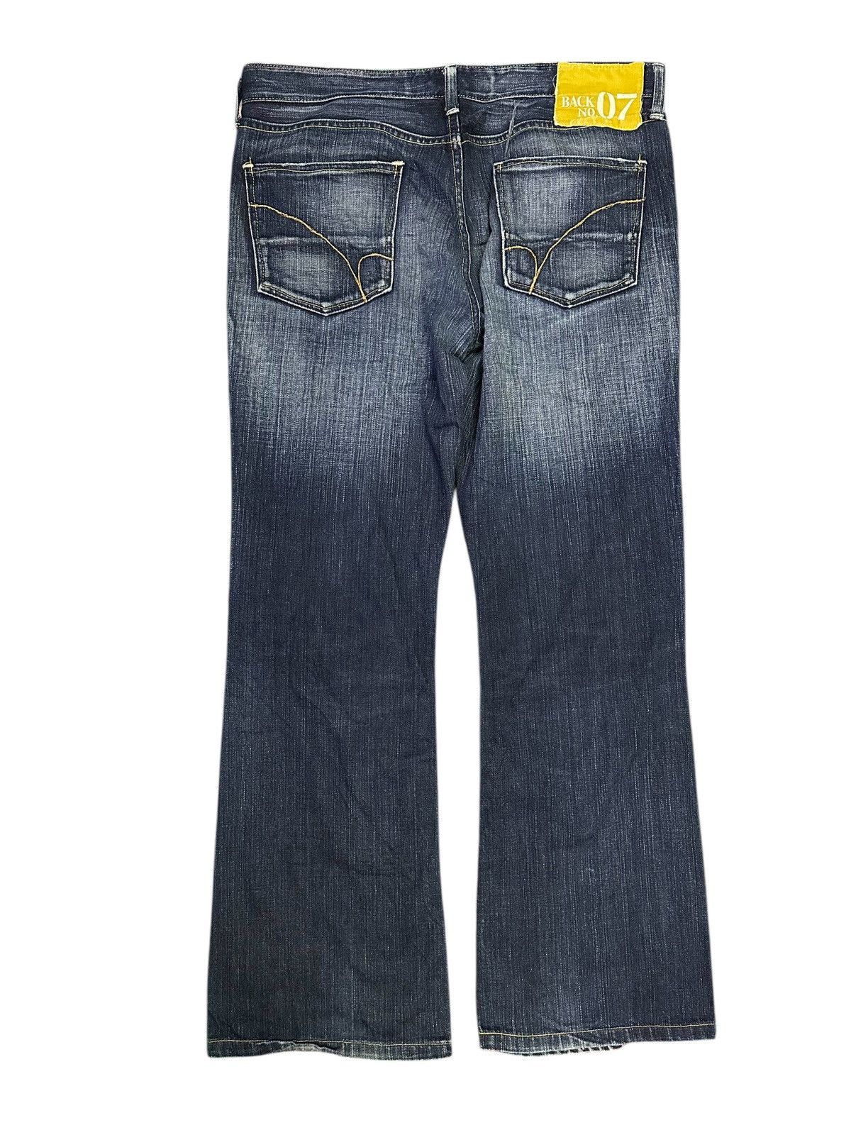 Kapital Back Number💥Vintage distress denim back number . Size US 34 / EU 50 - 2 Thumbnail