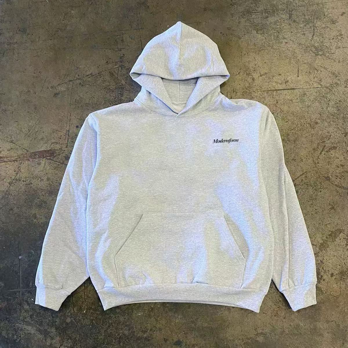 Japanese Brand × Vintage Grey Washed Vintage Chair Print Hoodie Size US L / EU 52-54 / 3 - 2 Thumbnail