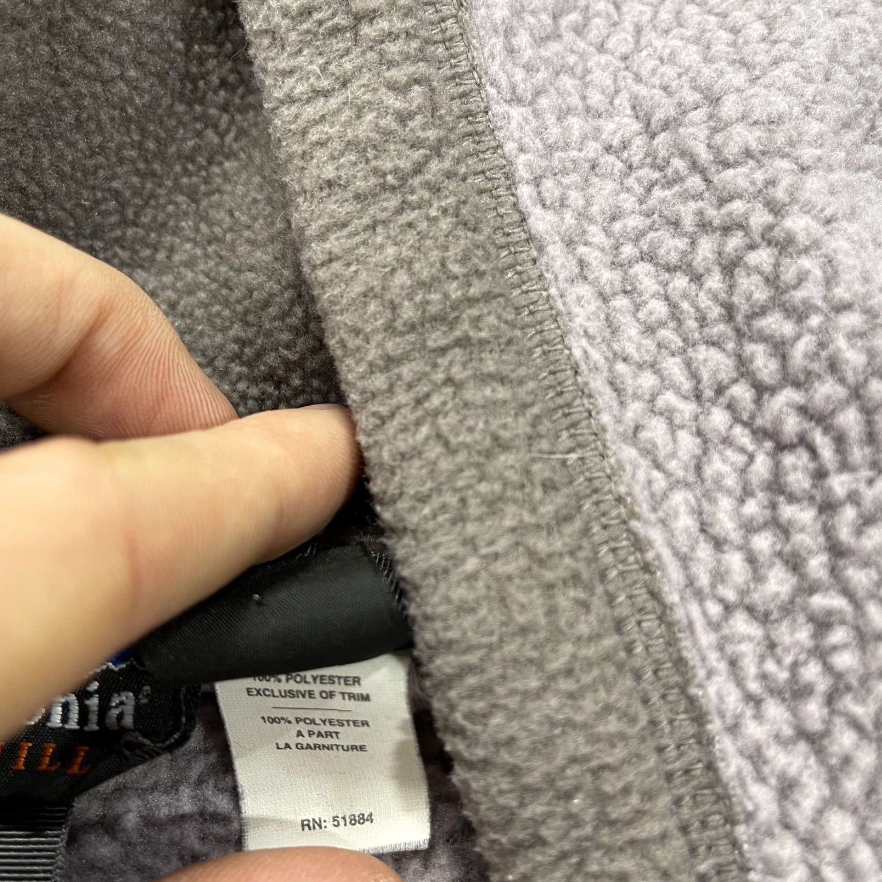 Patagonia VINTAGE Patagonia Jacket Womens Medium Purple Synchilla Arctic Hooded Zip USA Size M / US 6-8 / IT 42-44 - 5 Thumbnail