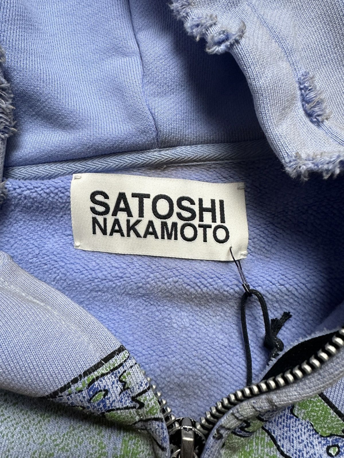 Satoshi Nakamoto Satoshi Nakamoto 1969 Rock Zip Hoodie Blue Size US XL / EU 56 / 4 - 4 Thumbnail