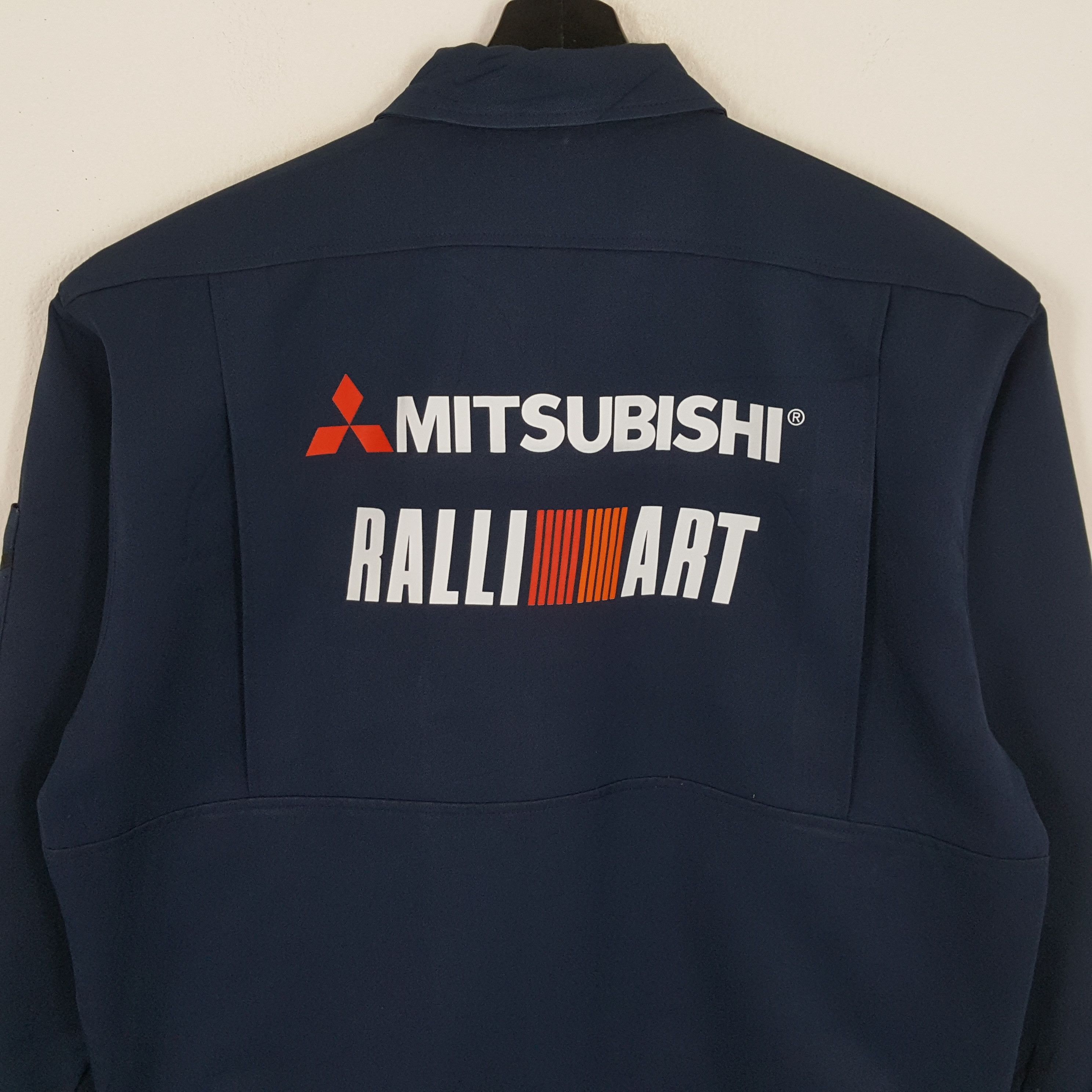 Vintage MITSUBISHI RALLI ART Motorsports Custom Art Jacket Size US L / EU 52-54 / 3 - 2 Thumbnail