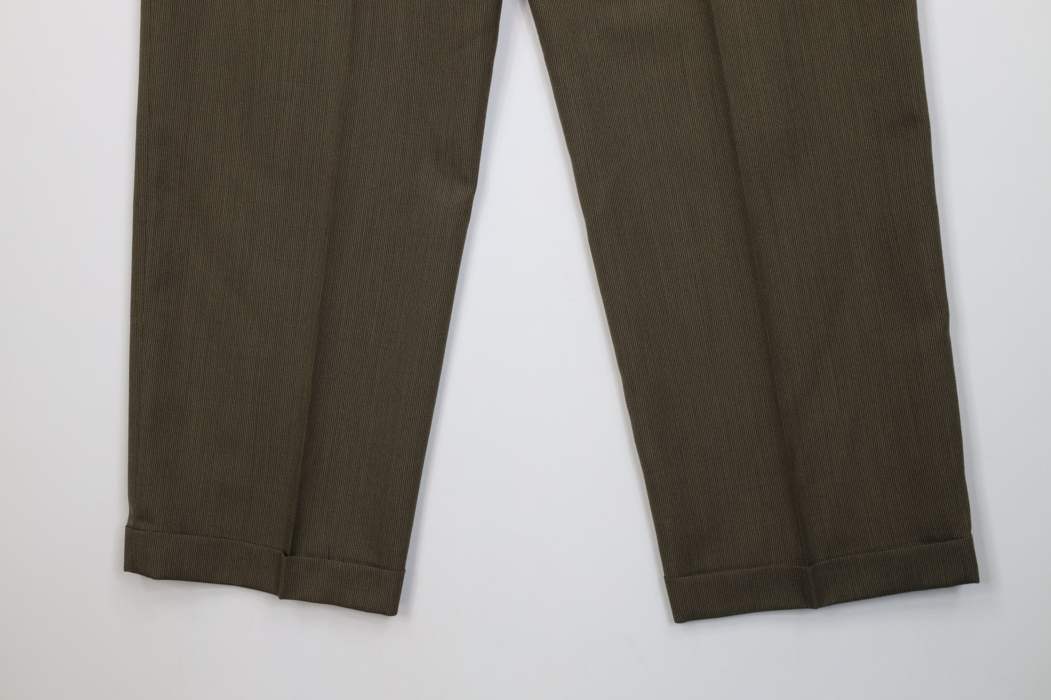 Vintage Vintage 90s Streetwear Knit Wide Leg Chino Pants Striped Size US 32 / EU 48 - 12 Thumbnail