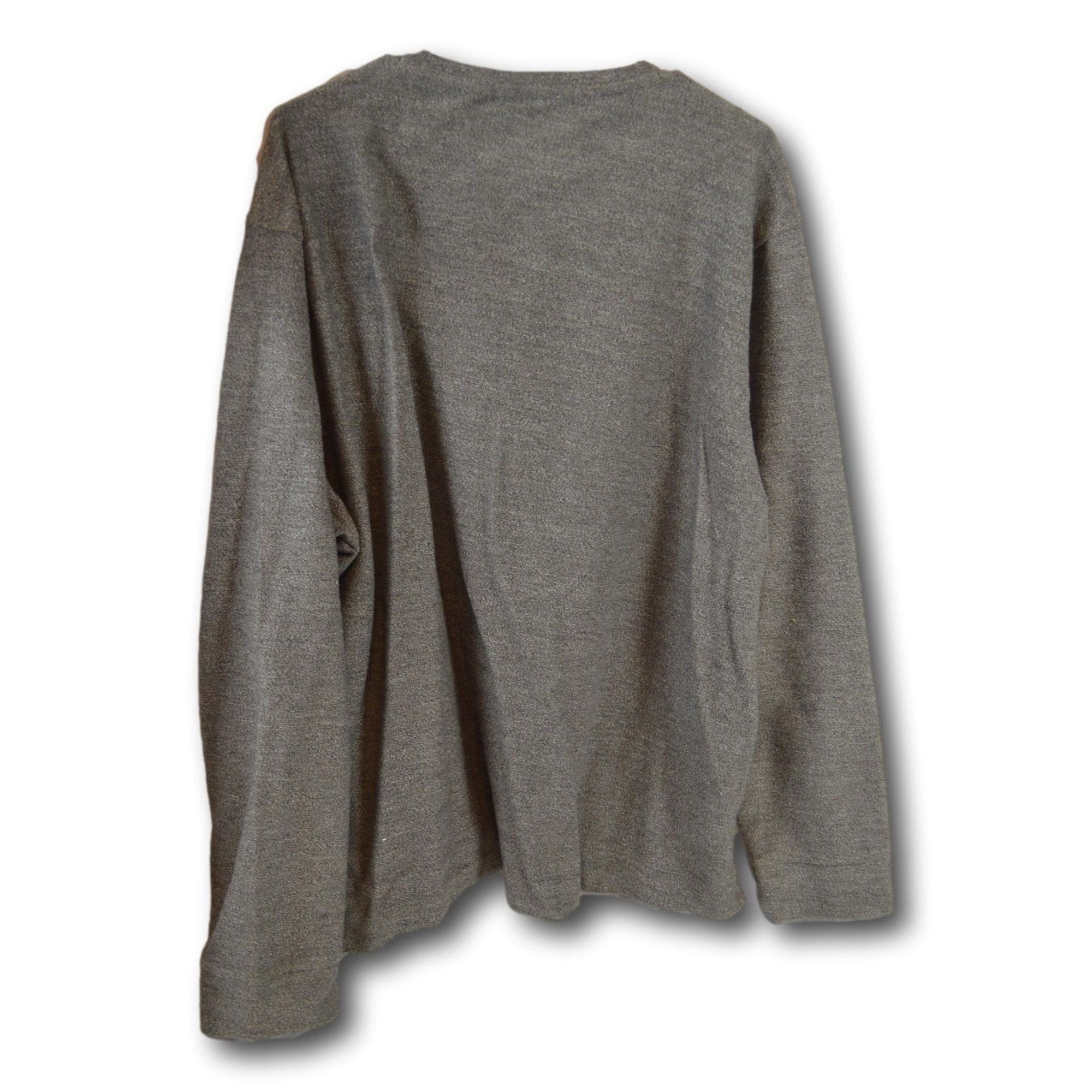 UNTUCKit Untuckit Mens Charcoal Grey Long-Sleeve Henley XXXL / 3XL NW Size US XXL / EU 58 / 5 - 2 Thumbnail