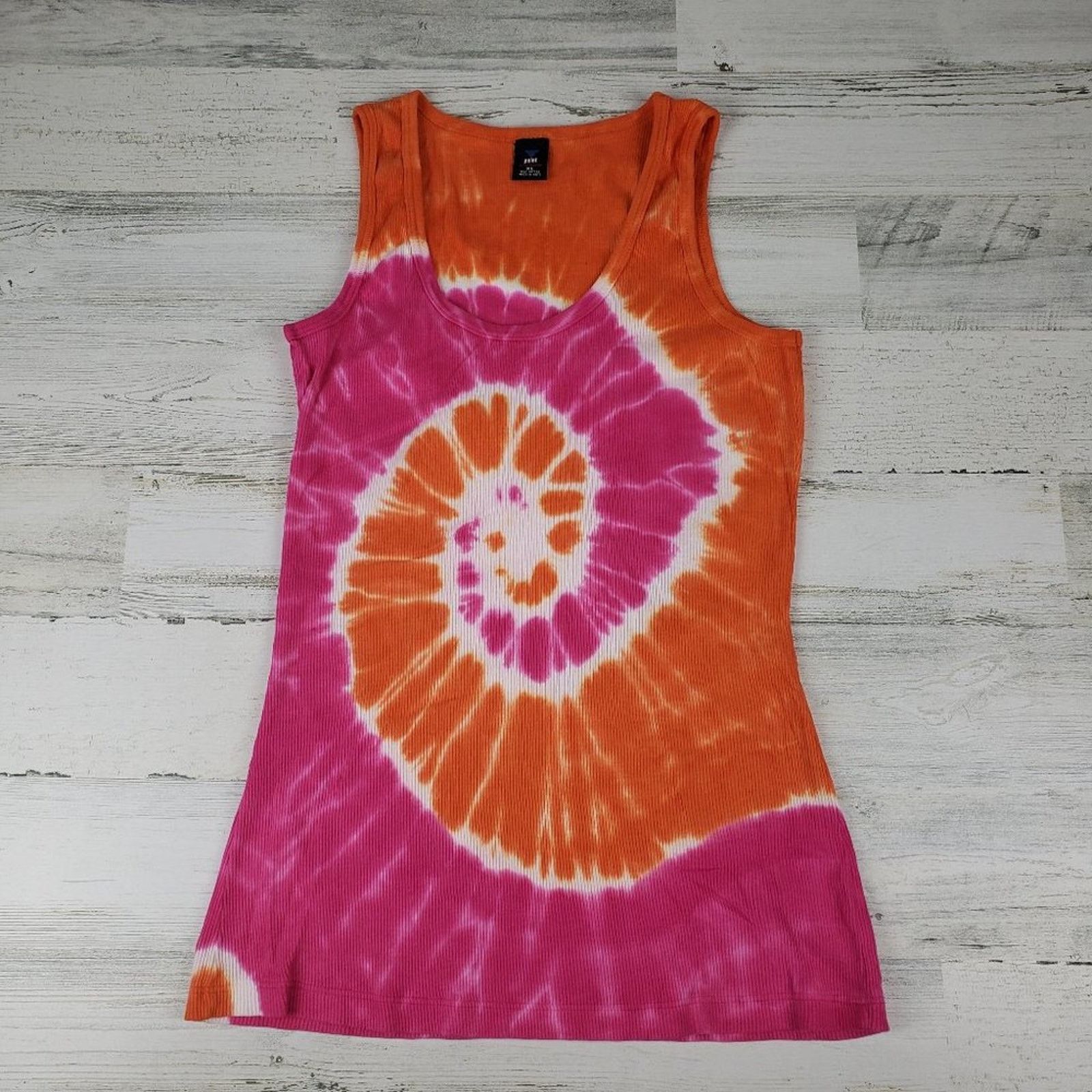Other NWOT Point Sportswear Tie Dye Orange Pink Tank Top Medium Size M / US 6-8 / IT 42-44 - 1 Thumbnail