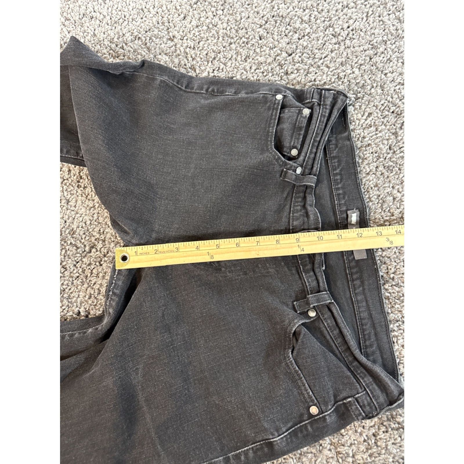 Levi's Levi's 515 Boot Cut Jeans Womens 14 Medium Black Stretch Denim Mid Rise 30in Inseam Size 36" / US 14 / IT 50 - 5 Thumbnail