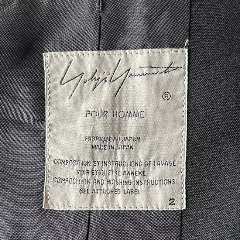 Yohji Yamamoto Yohji Yamamoto size 2 17 aw pleated patchwork leather suit Size 38R - 5 Thumbnail