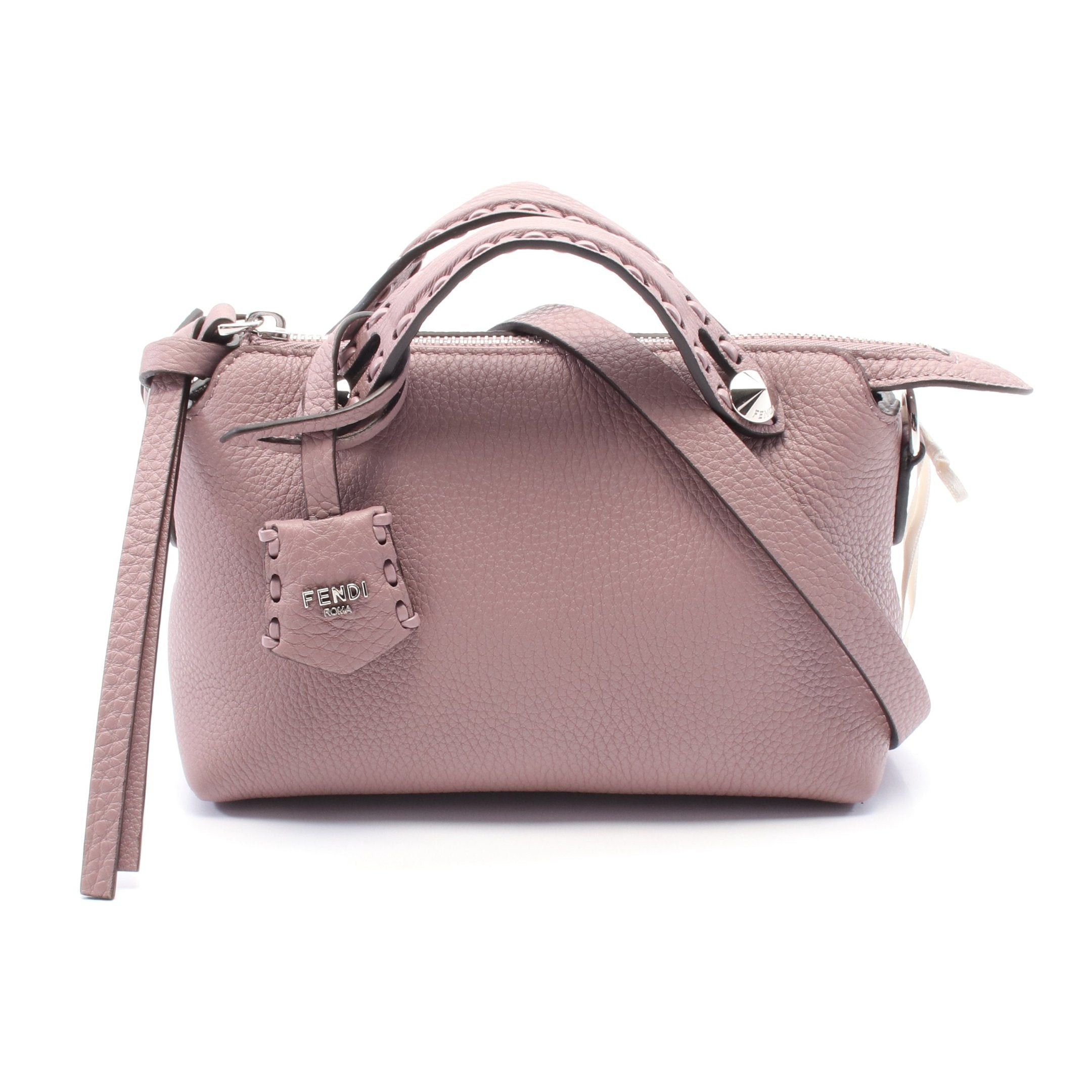 Fendi Fendi By The Way Selleria Mini Handbag Leather Dusty Pink Size ONE SIZE - 1 Thumbnail