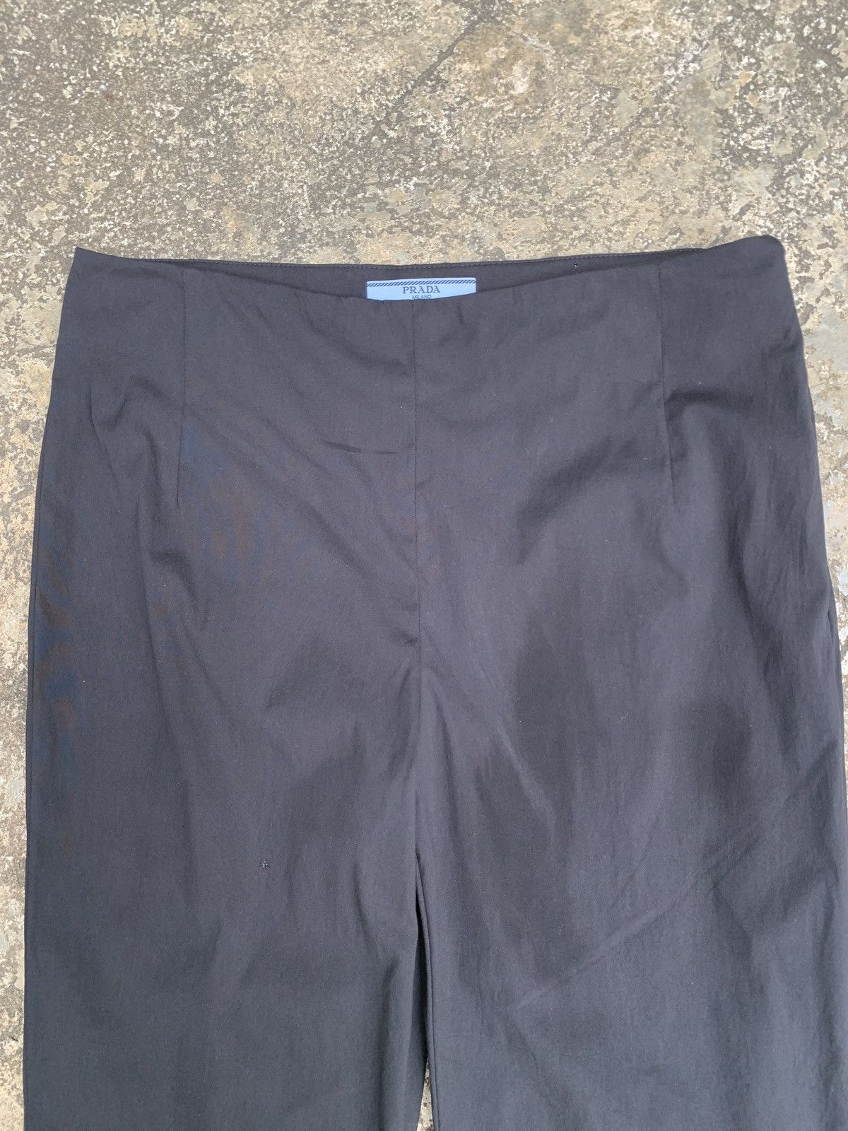 Designer × Prada Prada Milano Straight Leg Side Zip Suit Trouser Pants Size 28" / US 6 / IT 42 - 5 Thumbnail
