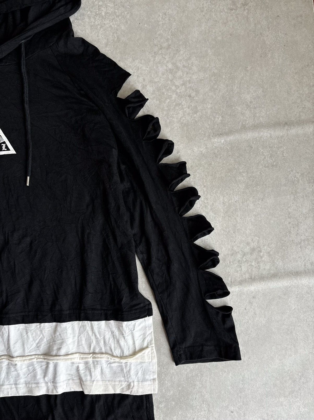 Hysteric Glamour × If Six Was Nine × Junya Watanabe RARE KryClothing Gothic Double Style Layer Longsleeve Hoodie Size US L / EU 52-54 / 3 - 2 Thumbnail