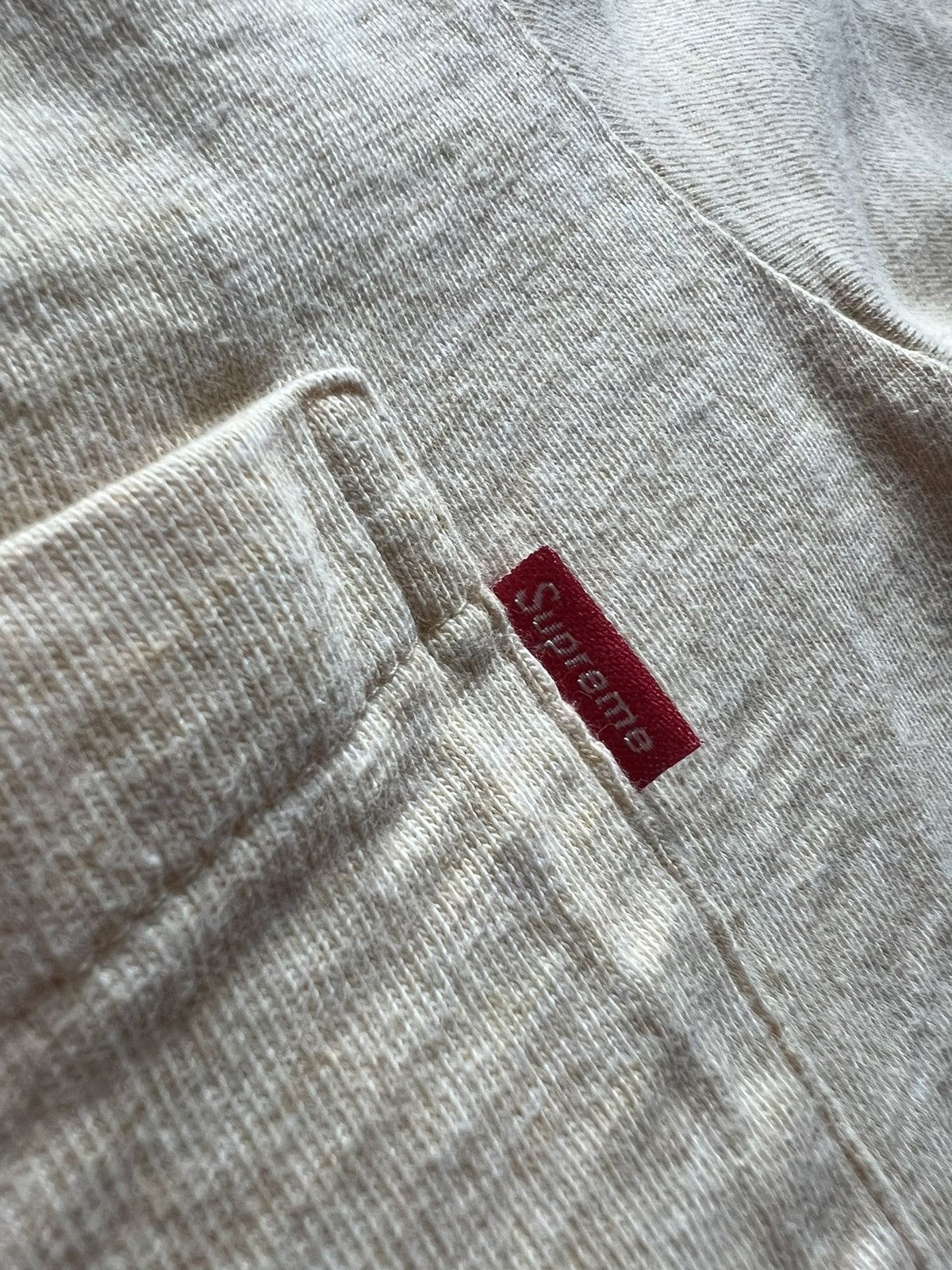 Supreme Supreme S/S Pocket Tee Light Yellow Size US M / EU 48-50 / 2 - 3 Thumbnail