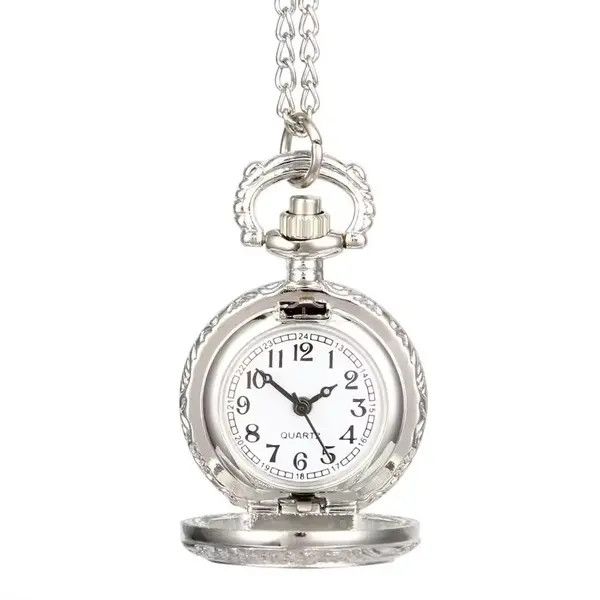 Jewelry Clock Necklace Pendant Necklace Size ONE SIZE - 3 Thumbnail