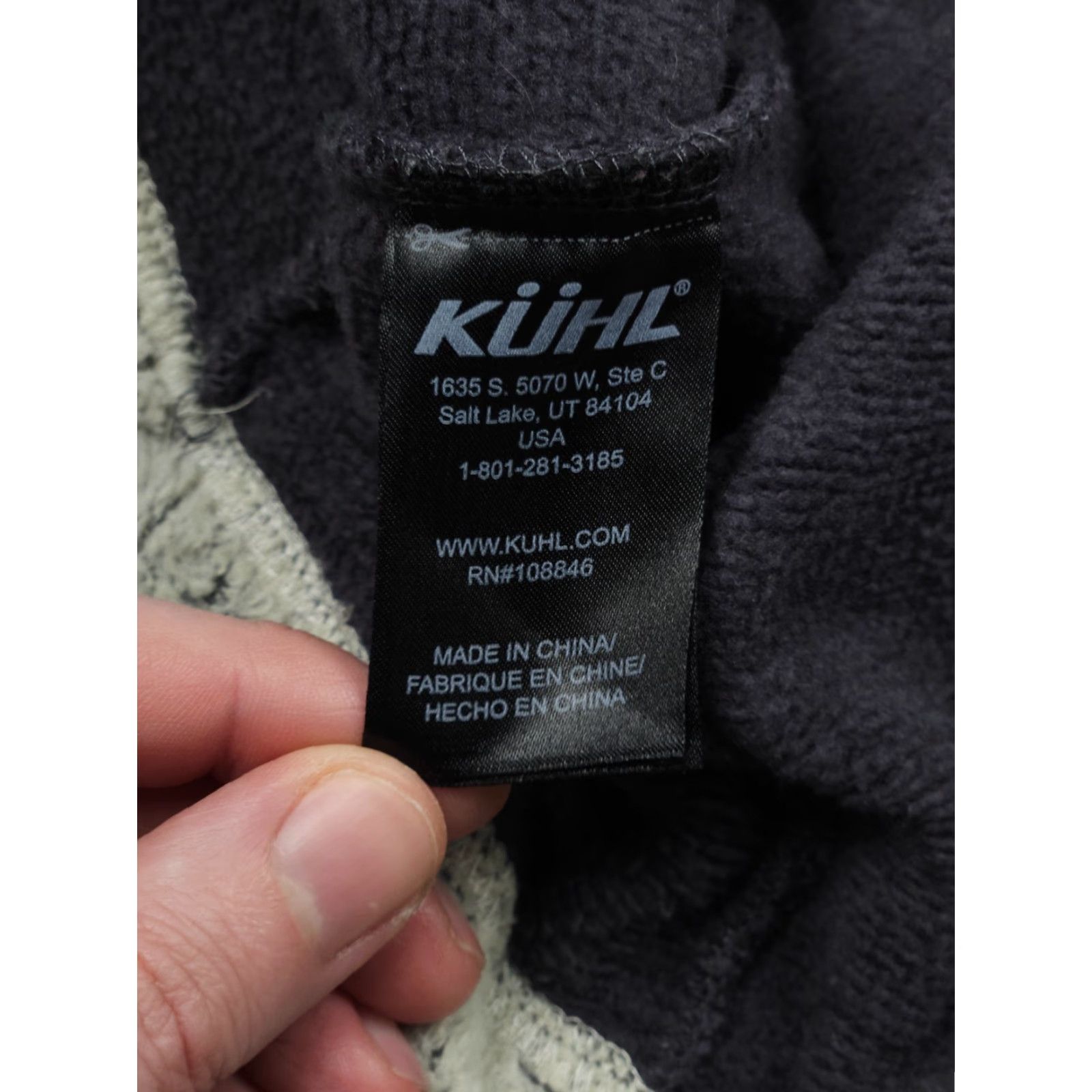 Vintage Kuhl Alaska Sweater Women's M 1/4 Gray Purple Fleece Lined Mock Neck Pullover Logo 1/4 Zip Garment: Sweater Casual Size M / US 6-8 / IT 42-44 - 6 Thumbnail