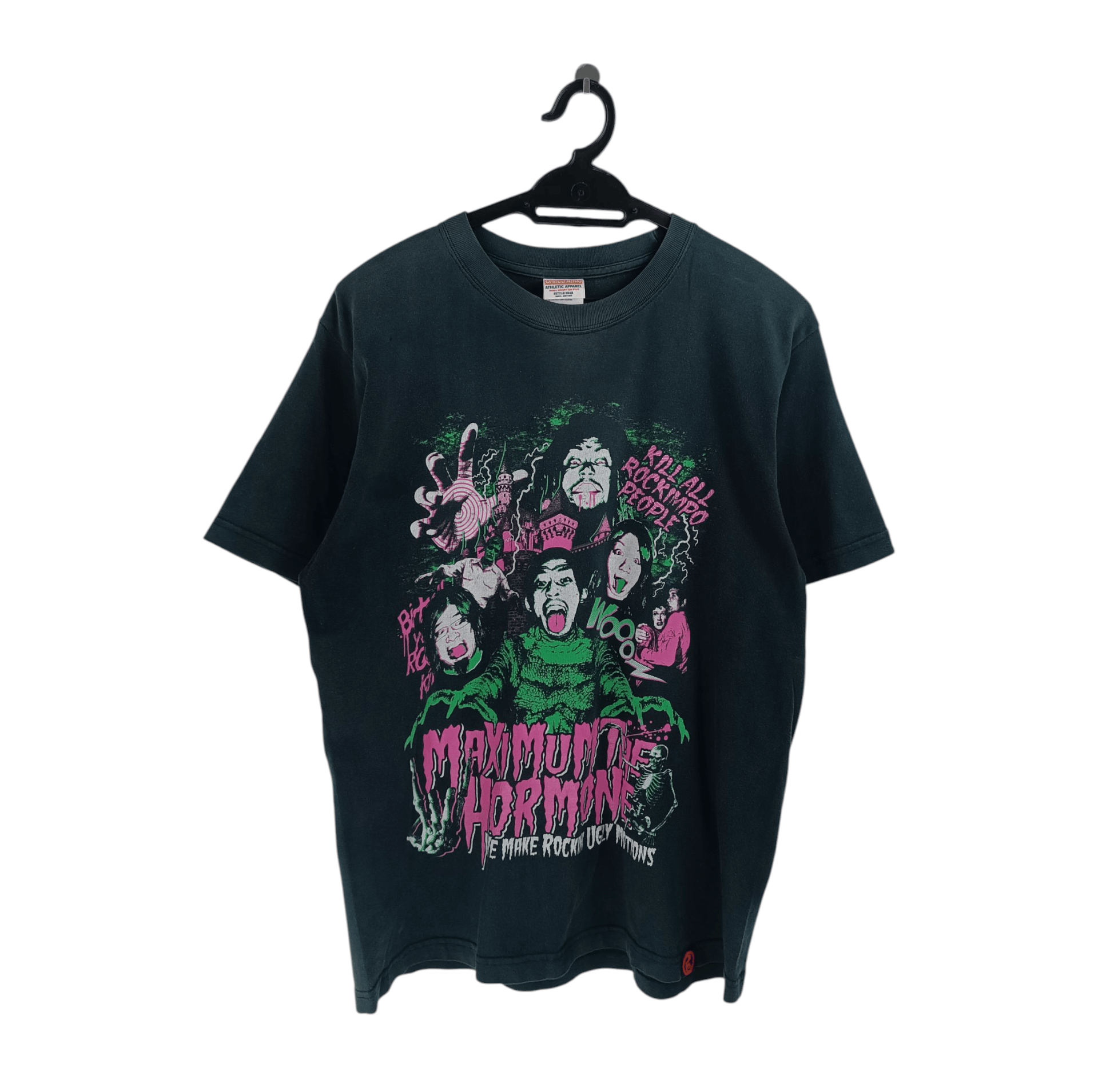 MAXIMUM THE HORMONE Tシャツ Lサイズ Japan Metal Men TShirt Maximum The Hormone Crewneck Short