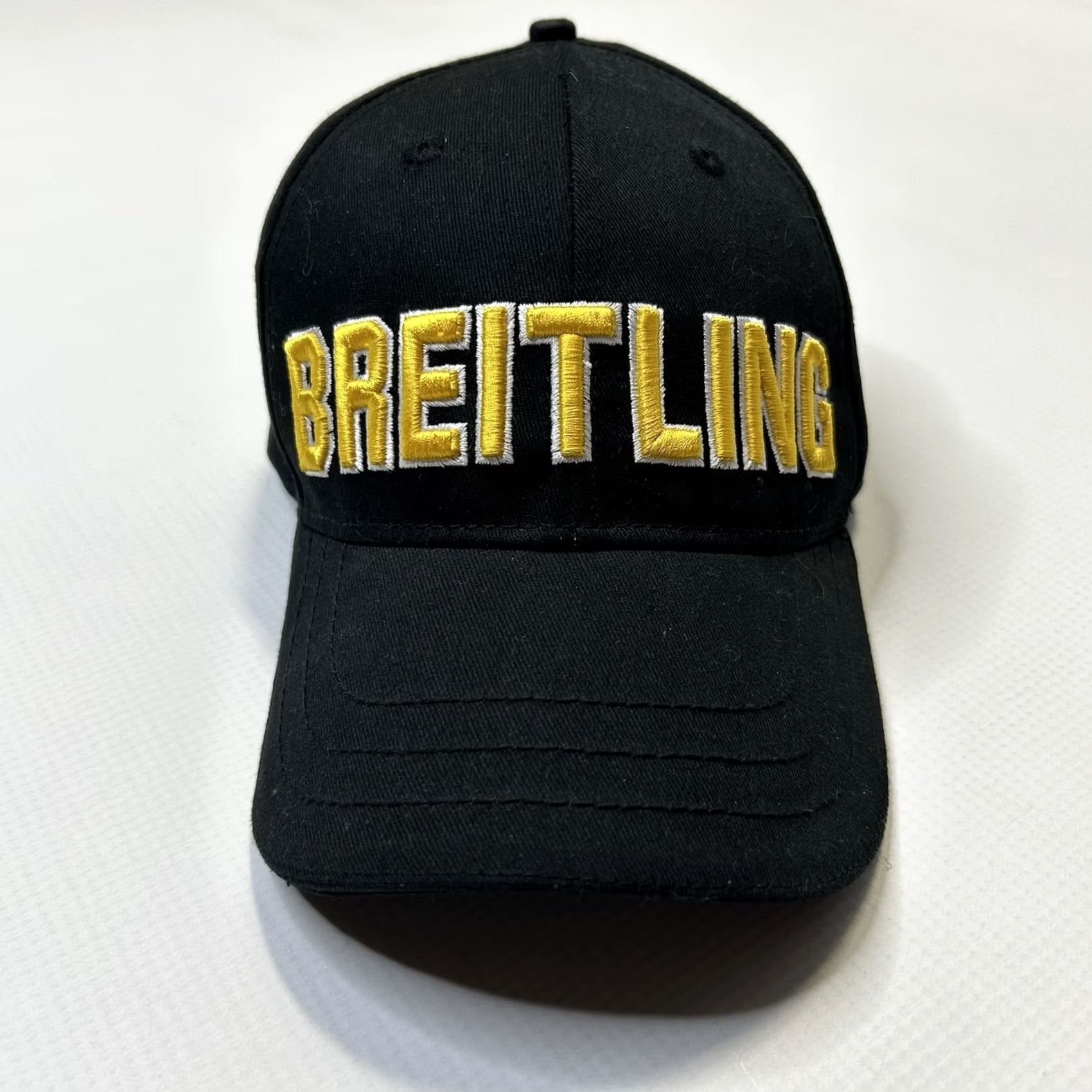 Breitling Breitling Watches 1884 Big Logo Embroidered Black Snapback Hat Cap Size ONE SIZE - 4 Thumbnail