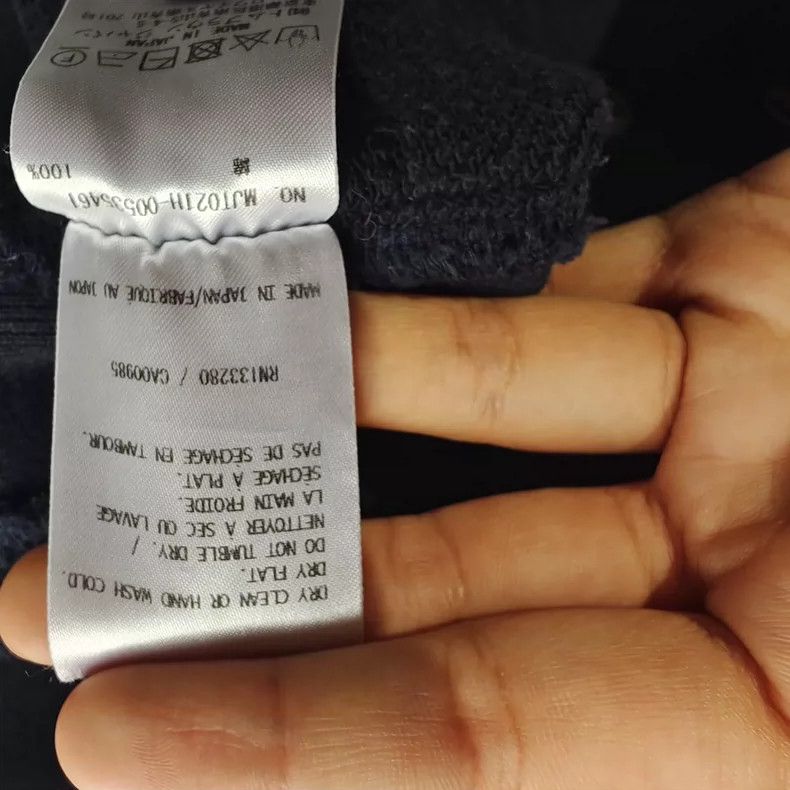 Thom Browne Thom Browne Dark blue hoodie Size US S / EU 44-46 / 1 - 6 Thumbnail