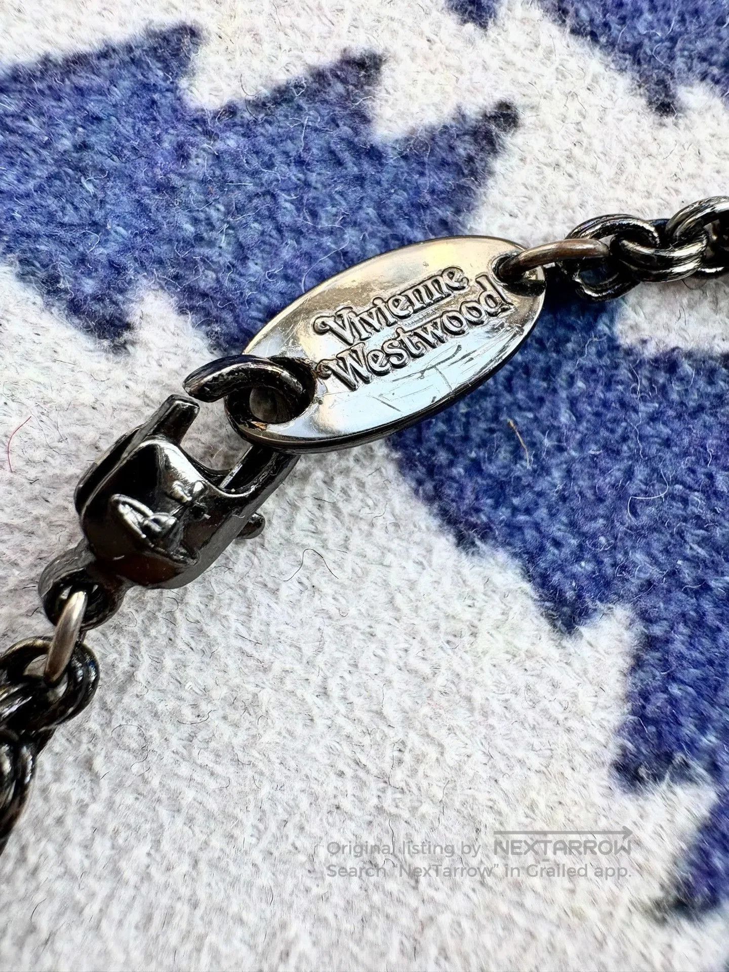 Vivienne Westwood Vivienne Westwood Vintage Blue Saturn Necklace. Size ONE SIZE - 3 Thumbnail