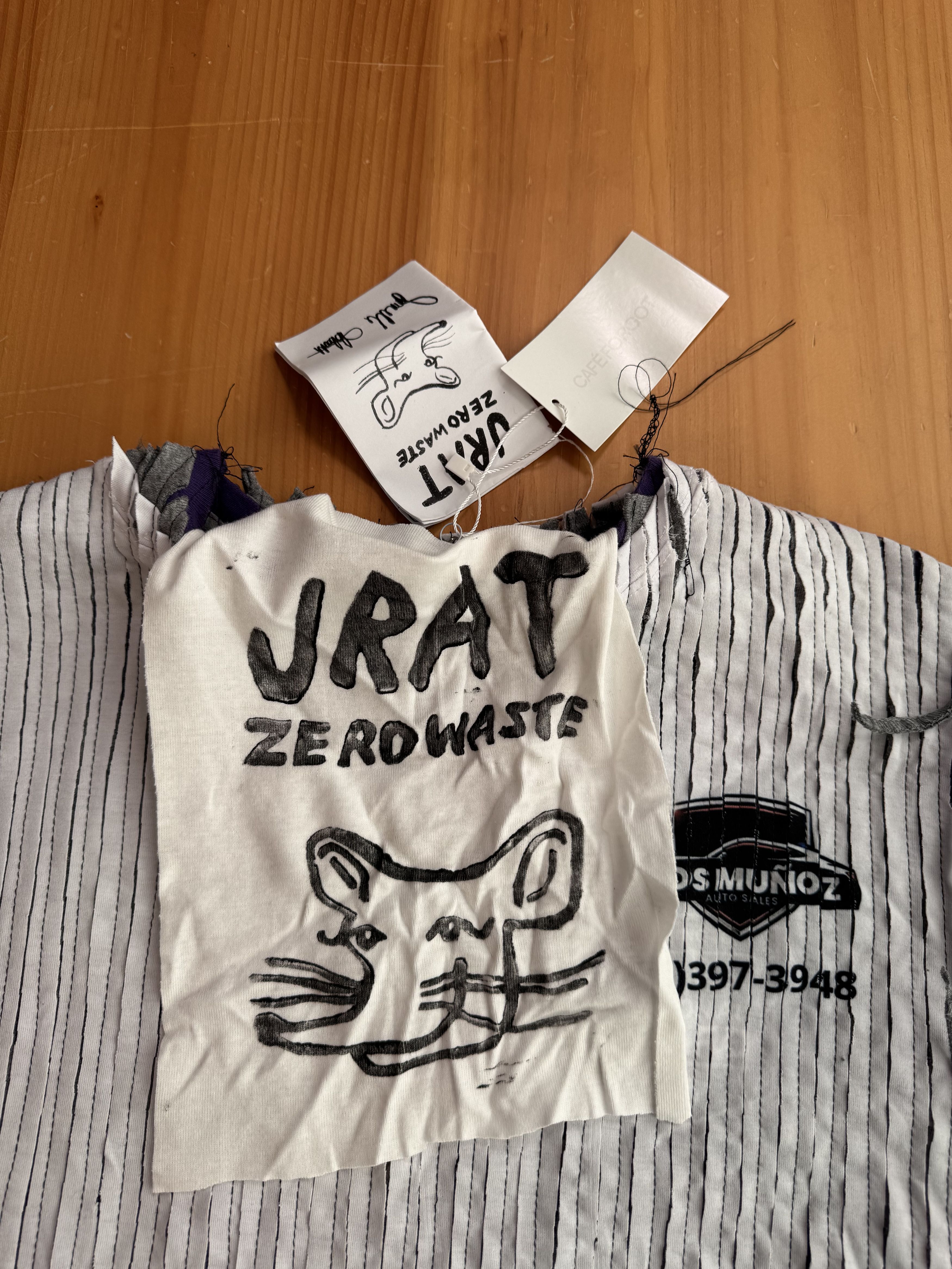 Japanese Brand JRAT 1/1 Reconstructed T-shirt Size US L / EU 52-54 / 3 - 6 Thumbnail