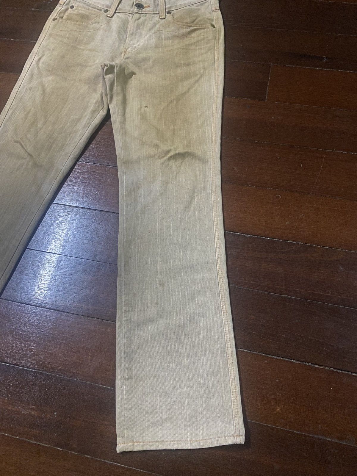 Edwin VINTAGE EDWIN BLUE TRIP 503 FLARE JEANS mud wash Size US 36 / EU 52 - 11 Thumbnail