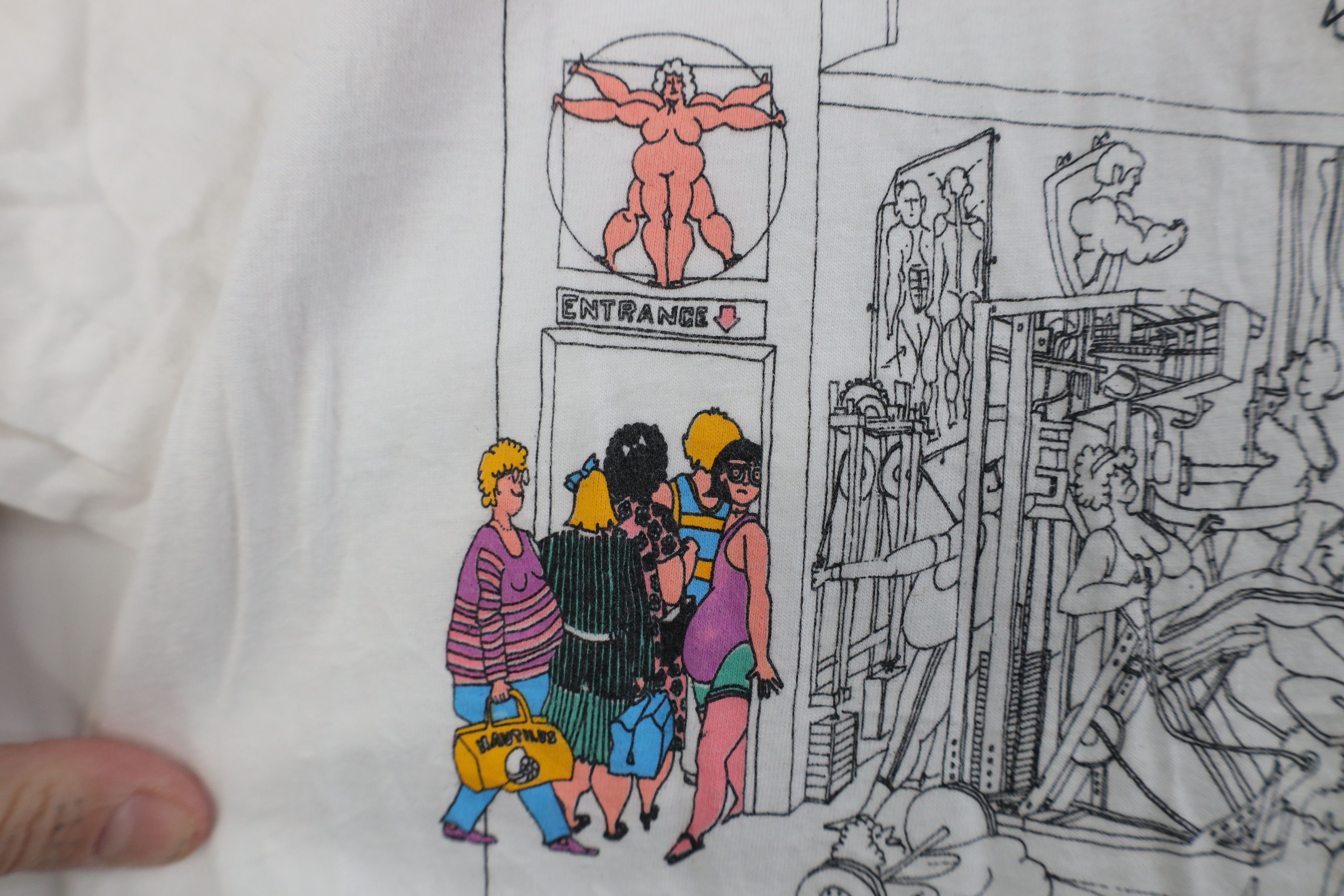 Vintage Vintage 90s Streetwear Comic Gym The Gladiators T-Shirt USA Size L / US 10 / IT 46 - 5 Thumbnail