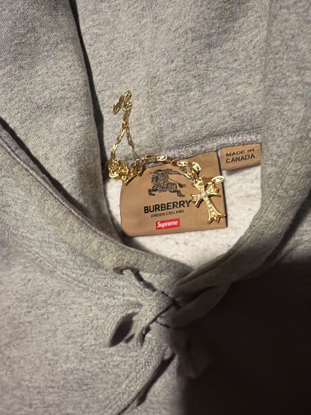 Supreme Supreme x Burberry Box Logo Hoodie Spring/Summer 2022 Size US M / EU 48-50 / 2 - 2 Thumbnail