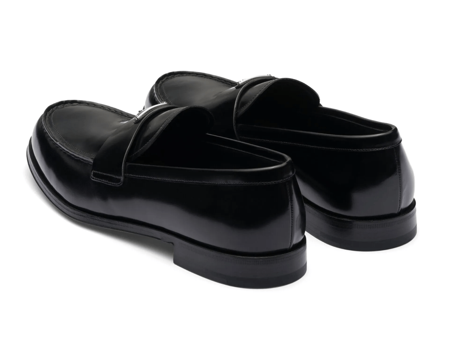 Prada Prada Leather Logo Classic Loafer Slip On Flat UK 12 US 13 Size US 13 / EU 46 - 17 Thumbnail
