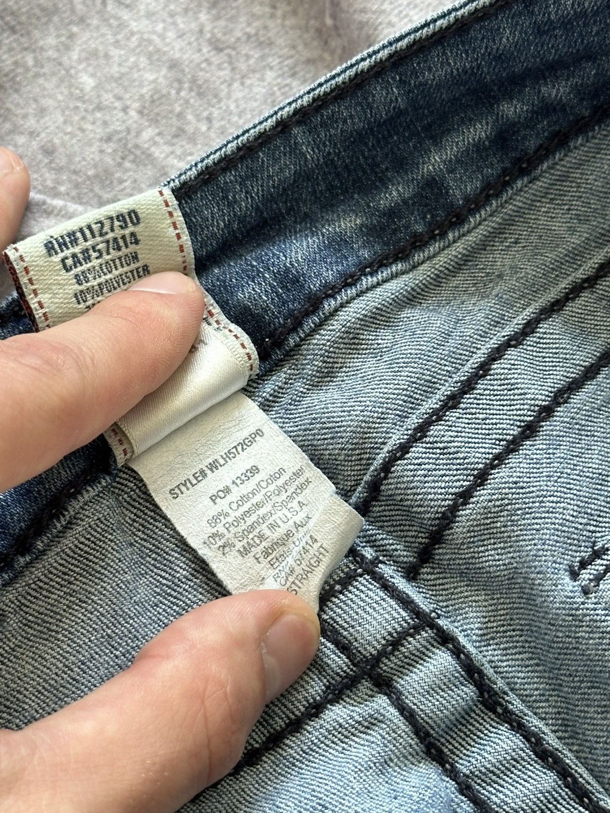 True Religion True Religion Straight Jeans Size 28" / US 6 / IT 42 - 12 Thumbnail