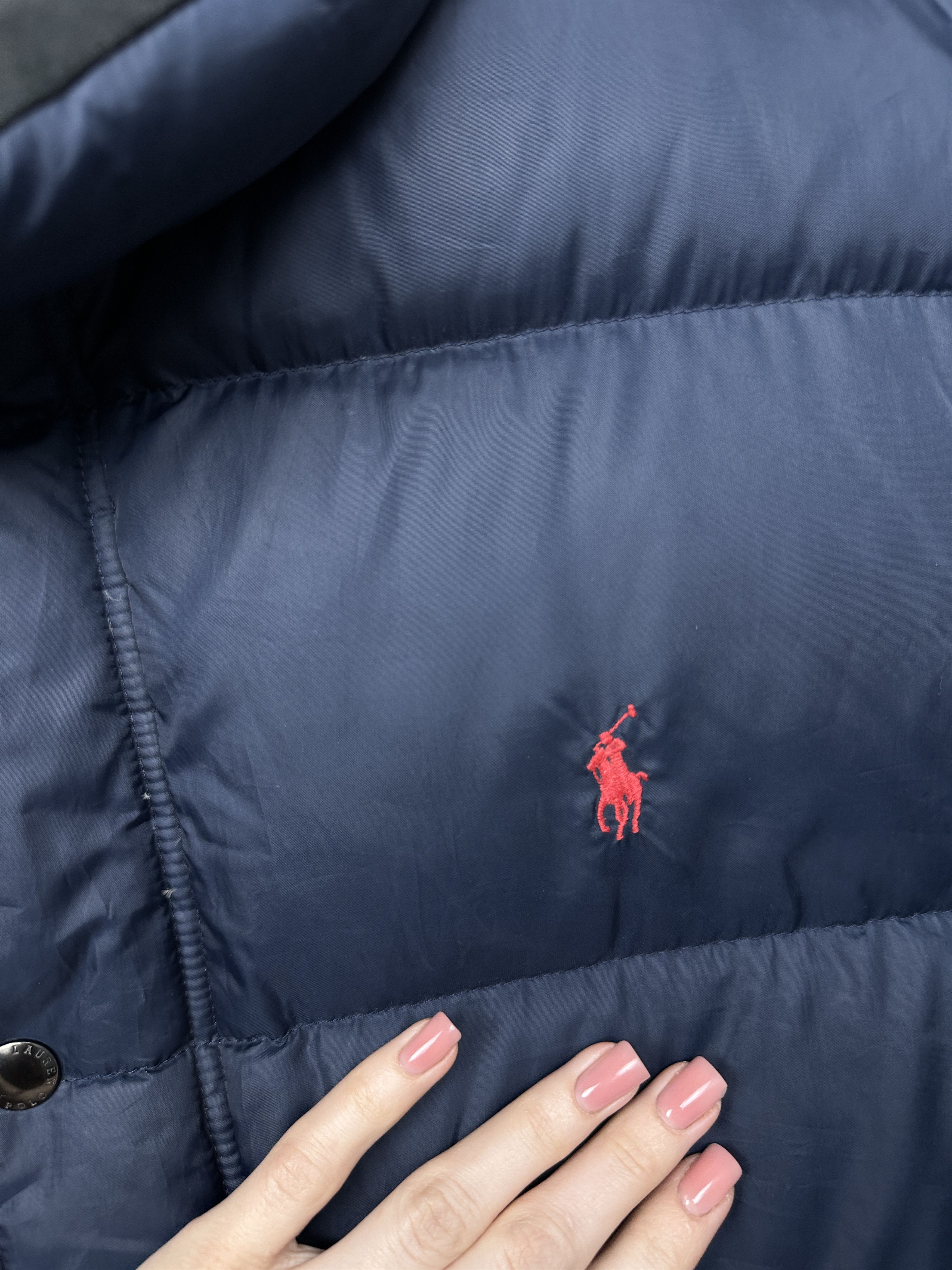 Polo Ralph Lauren Polo Ralph Lauren Distressed Mens Down Vest Size US XL / EU 56 / 4 - 3 Thumbnail