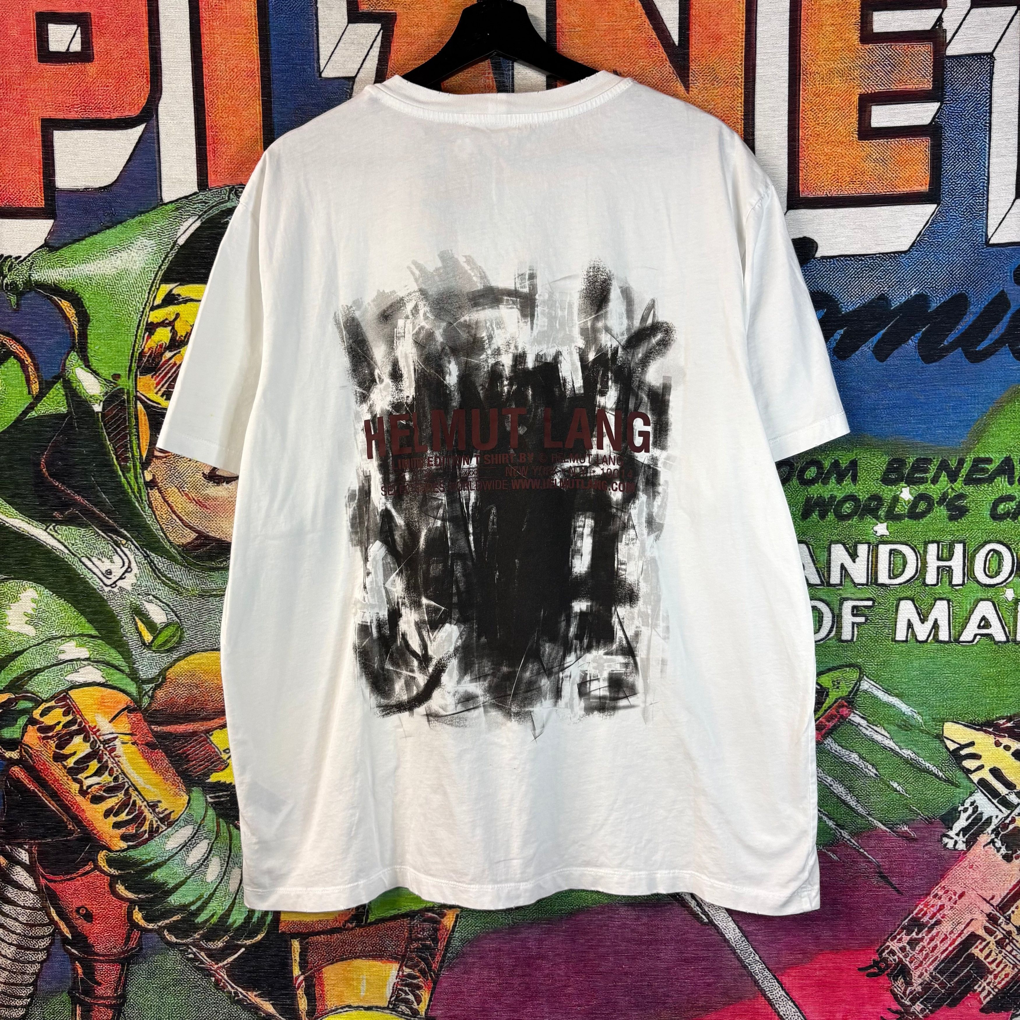 Helmut Lang Helmut Lang Scribble Tee Size XL Size US XL / EU 56 / 4 - 1 Thumbnail