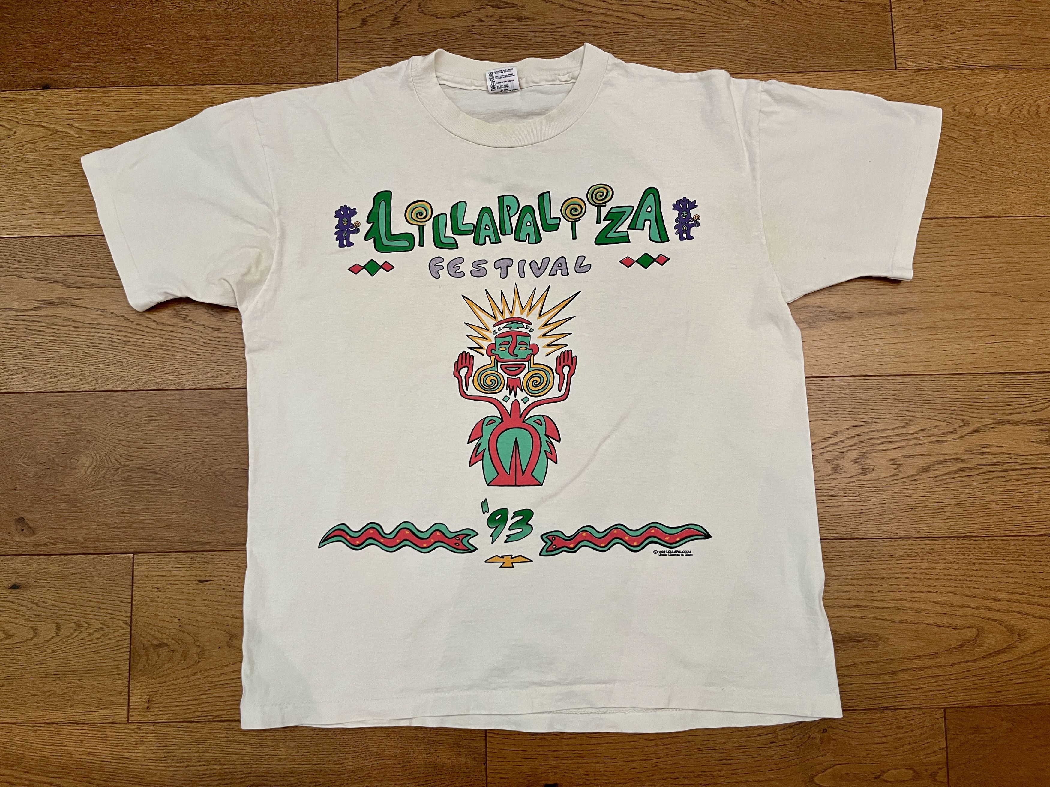 Vintage Vtg 1993 Lollapalooza Shirt XL Anvil Alice In Chains Tool Size US XL / EU 56 / 4 - 1 Thumbnail