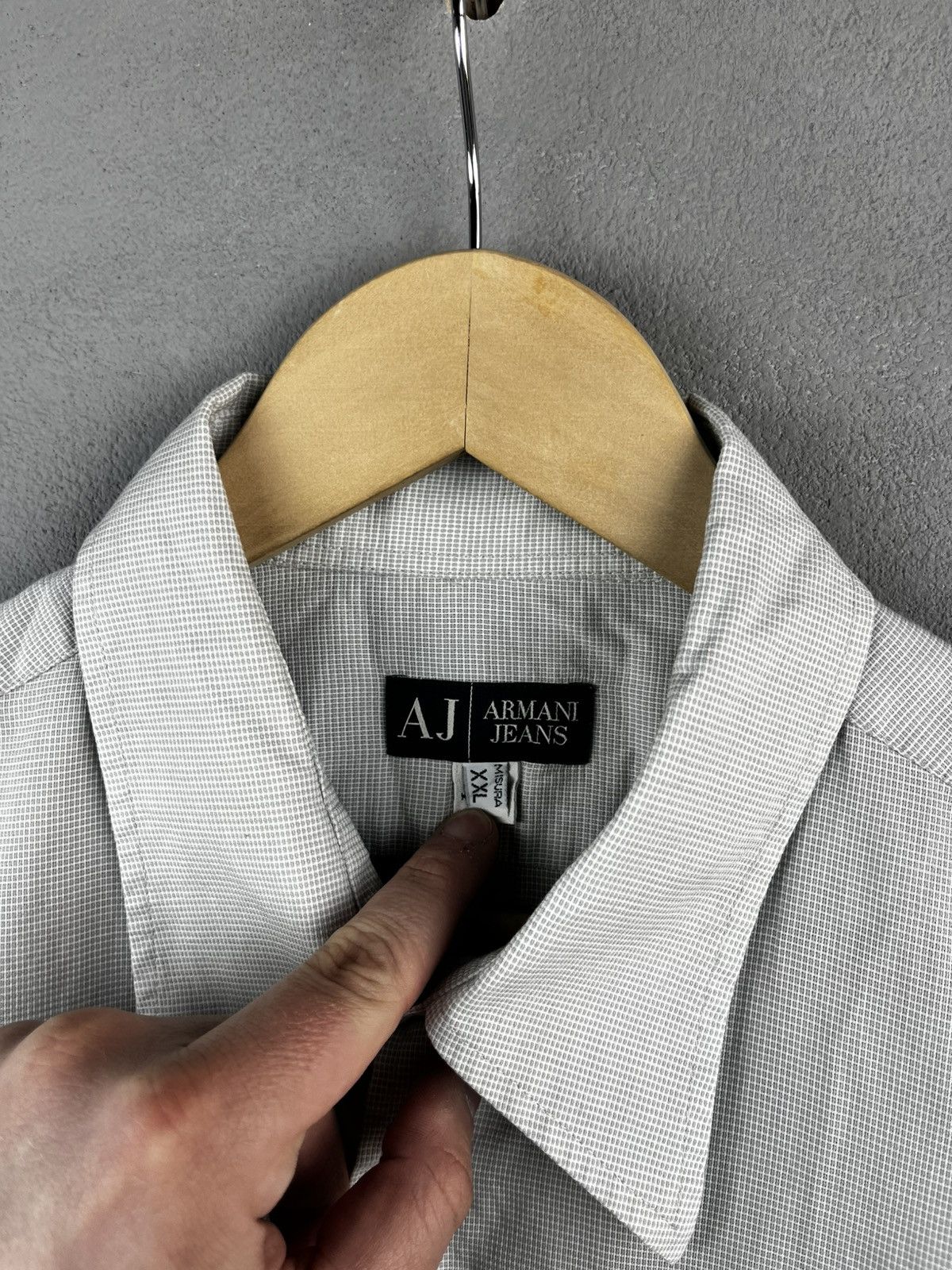 Armani Armani shirt vintage Size US XXL / EU 58 / 5 - 5 Thumbnail