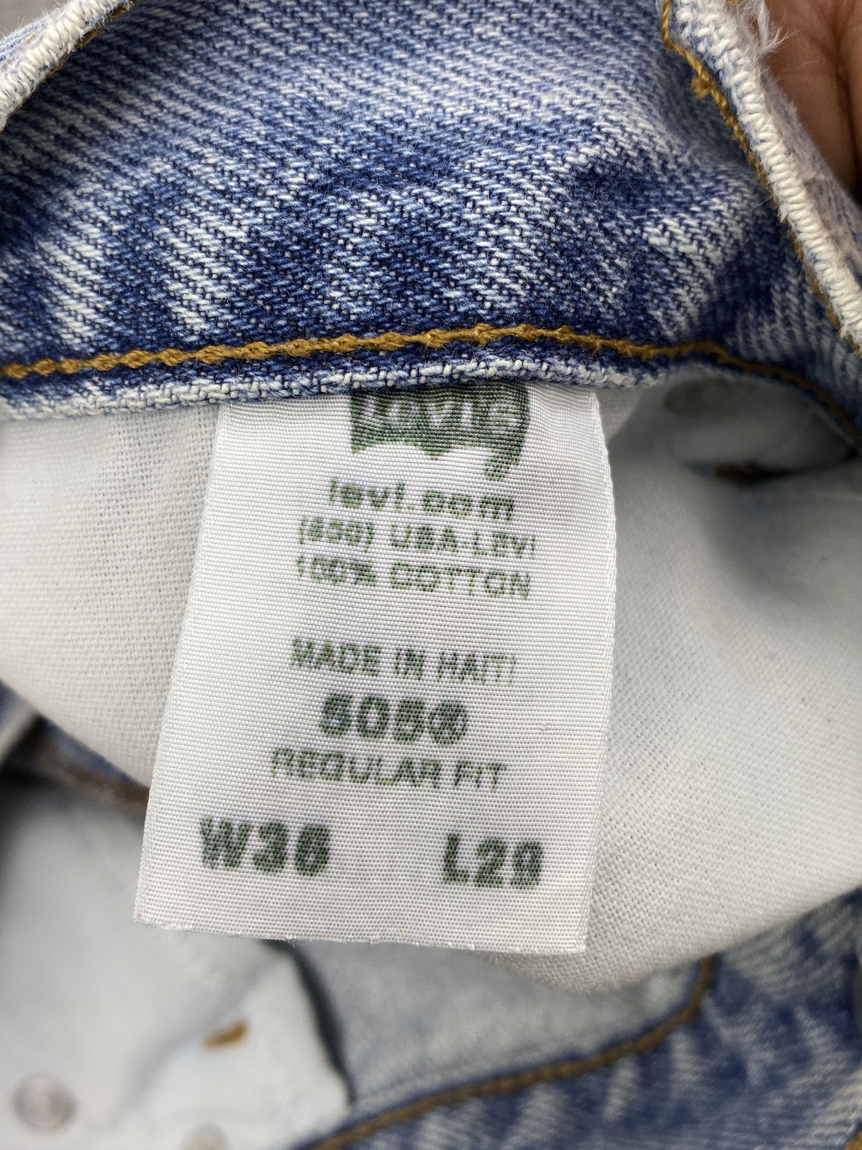Levi's Light Washed Vintage Levis 505 Jeans DP2621 Size US 34 / EU 50 - 7 Thumbnail