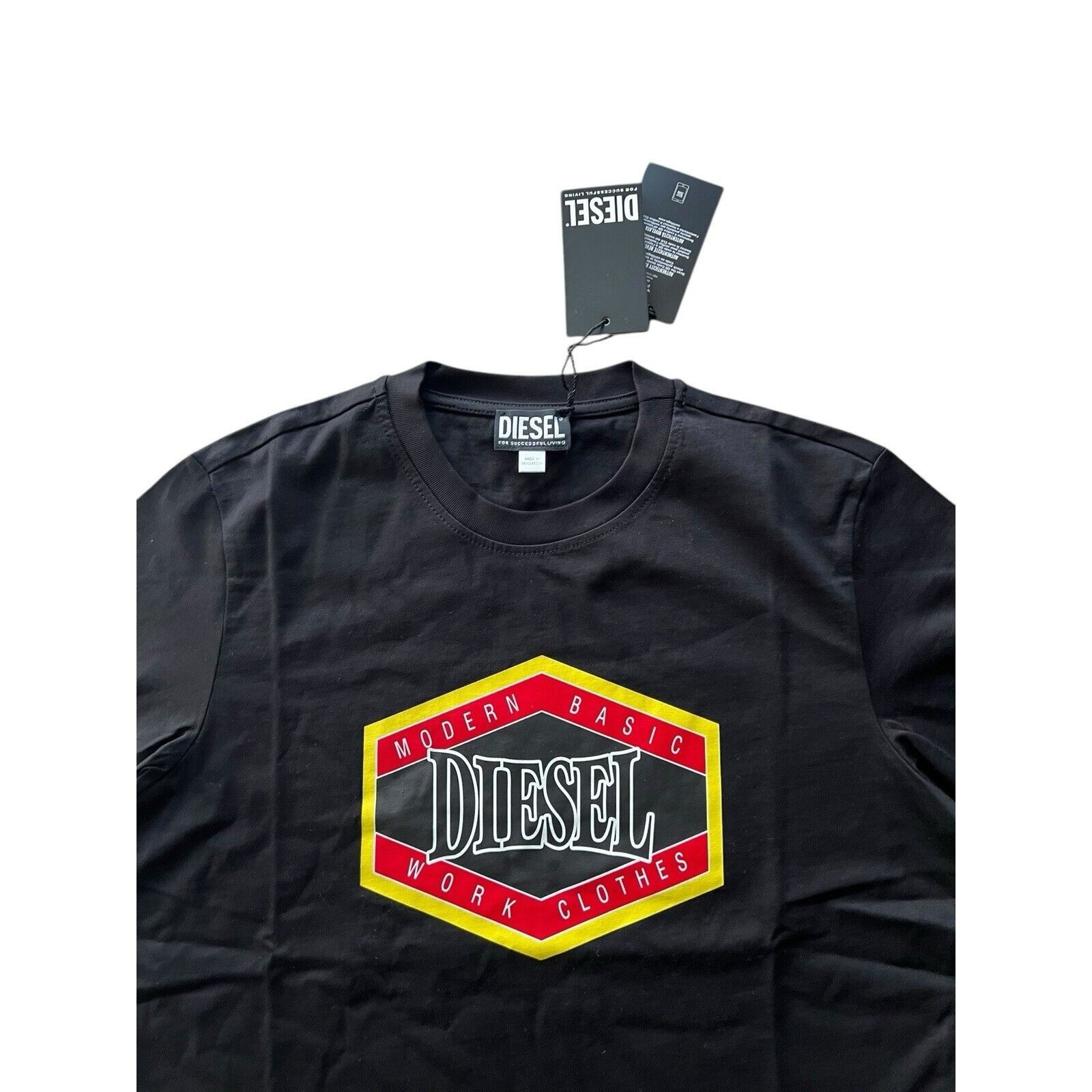 Diesel Diesel Mens T Diegor Maglietta T-Shirt NWT Black $80 Size M Size US M / EU 48-50 / 2 - 2 Thumbnail