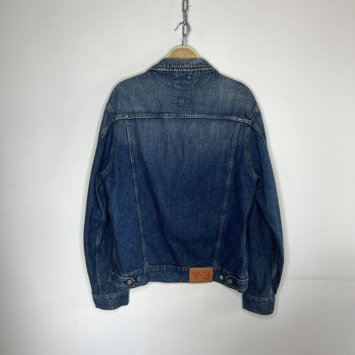 Adidas × Y-3 Y-3 by Yohji Yamamoto vintage 2006 Adidas Faded Denim Jacket Size US XL / EU 56 / 4 - 8 Thumbnail