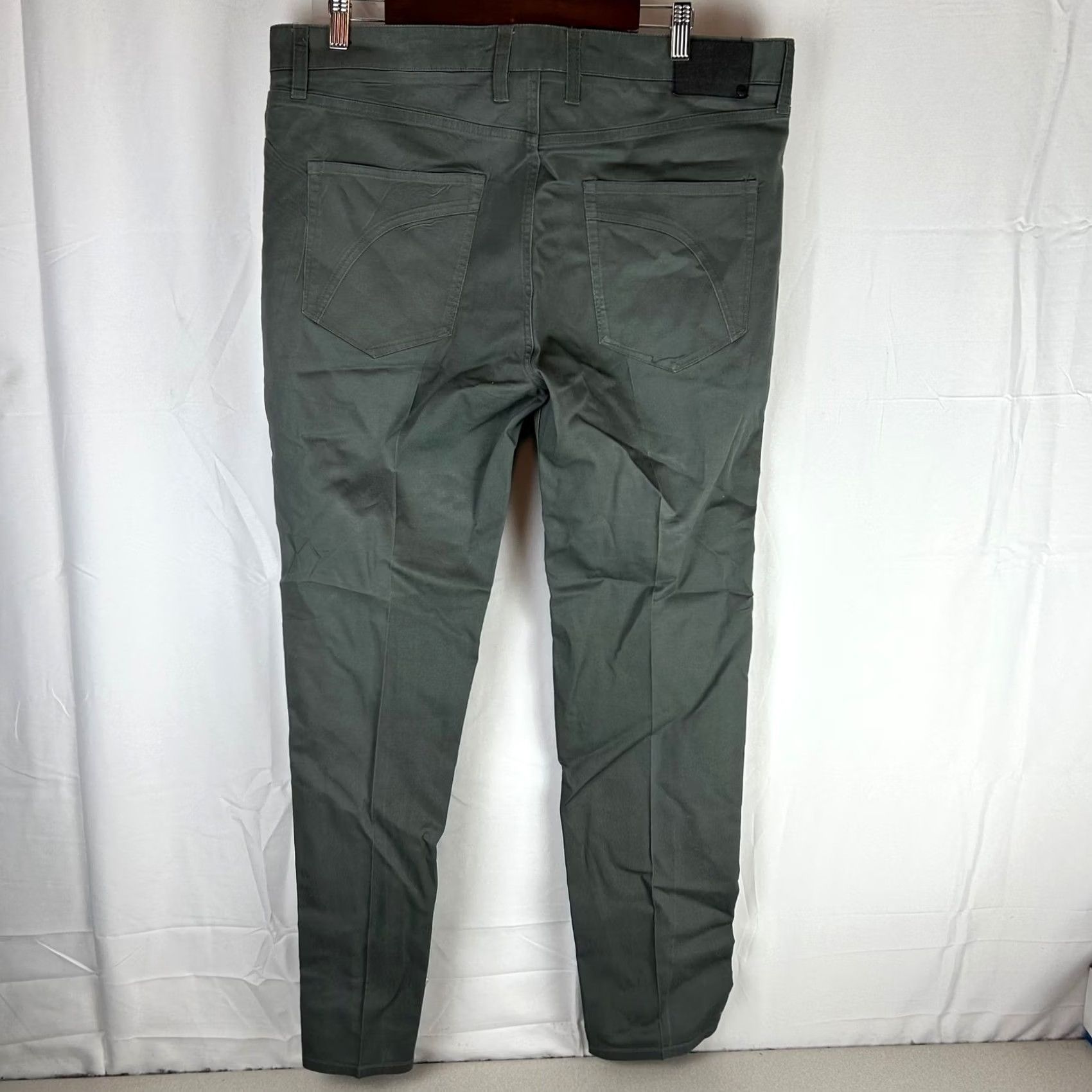 Vintage Fox Mens Grey Flat Front Pants Size 36x32 Casual Business Casual Heritage Forged Size US 36 / EU 52 - 6 Thumbnail