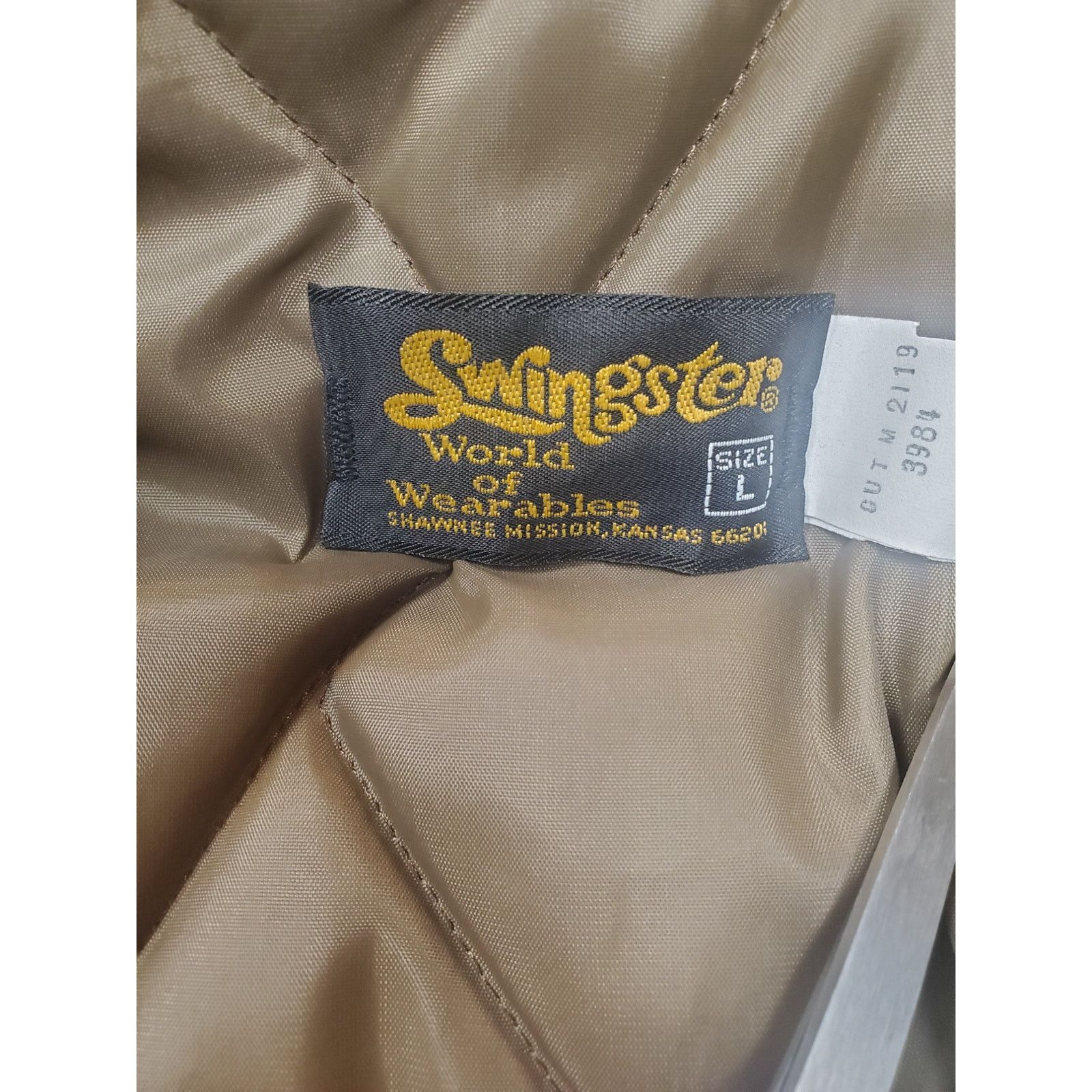Swingster Swingster VTG Men's Large Tan Counter Utility Farm Jacket Size US L / EU 52-54 / 3 - 5 Thumbnail