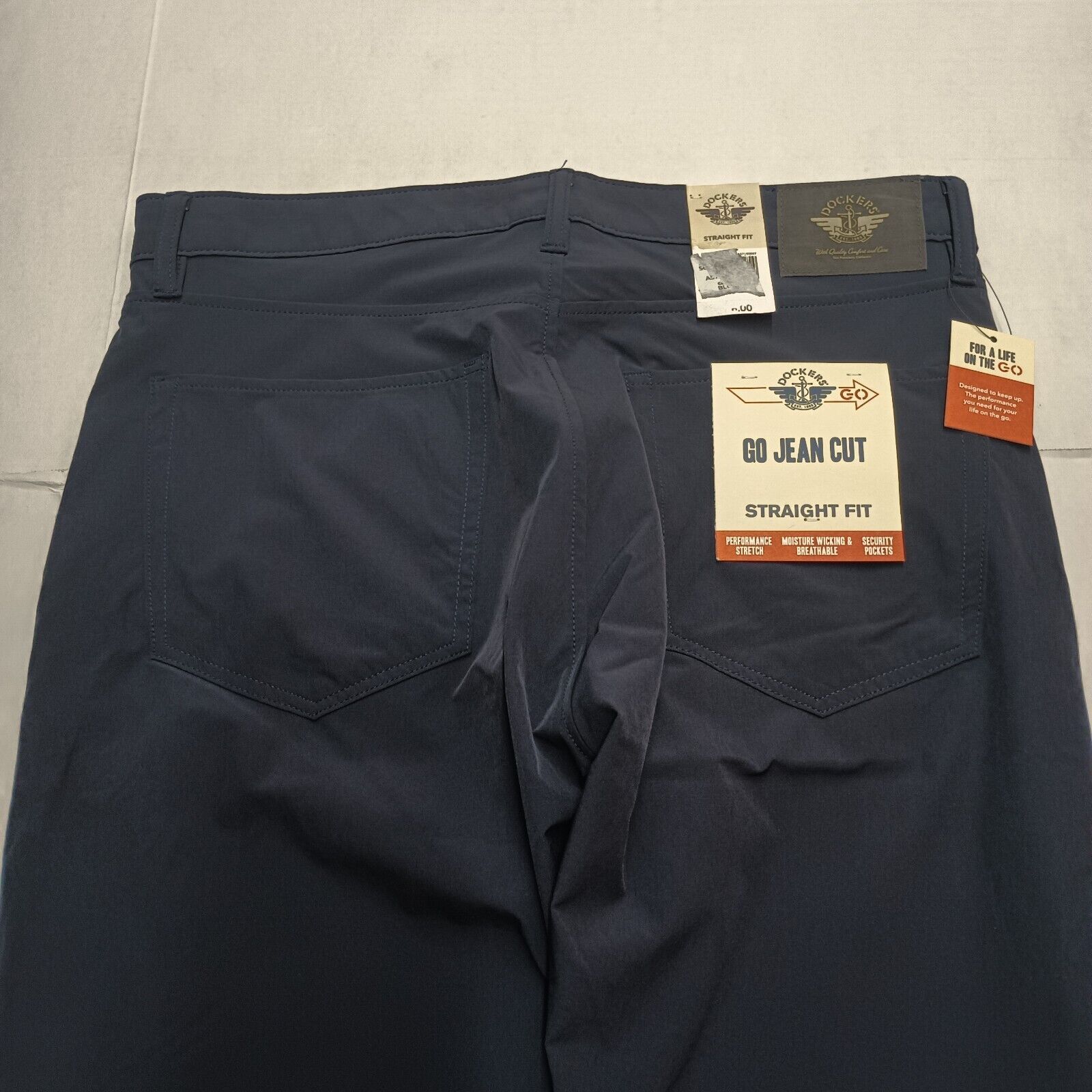 Dockers Dockers Pants Men's 34x30 Blue Go Jean Cut Straight Fit Size US 34 / EU 50 - 9 Thumbnail