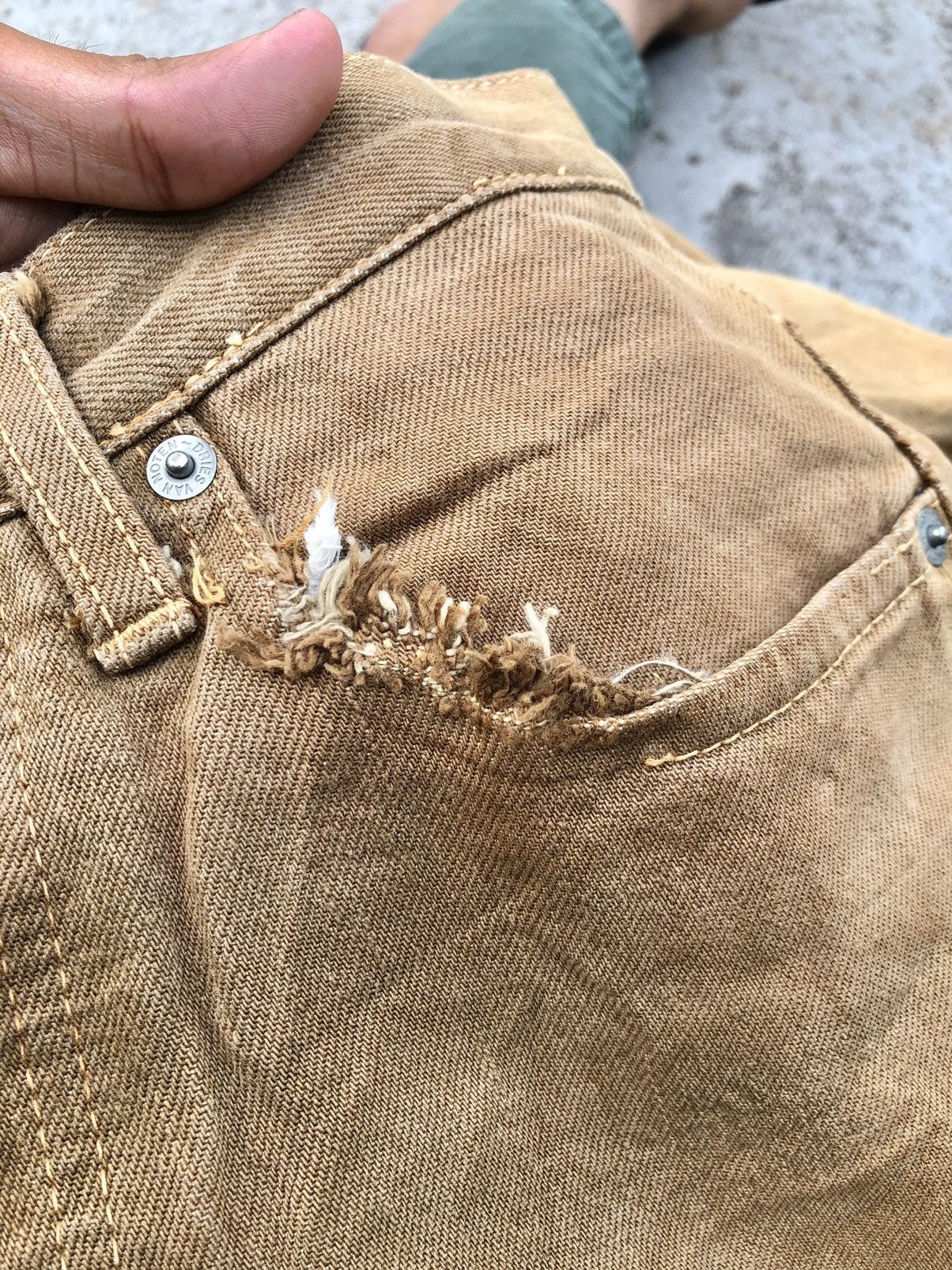 Dries Van Noten SELVEDGE DISTRESSED DENIM BY DRIES VAN NOTEN Size US 29 - 13 Thumbnail