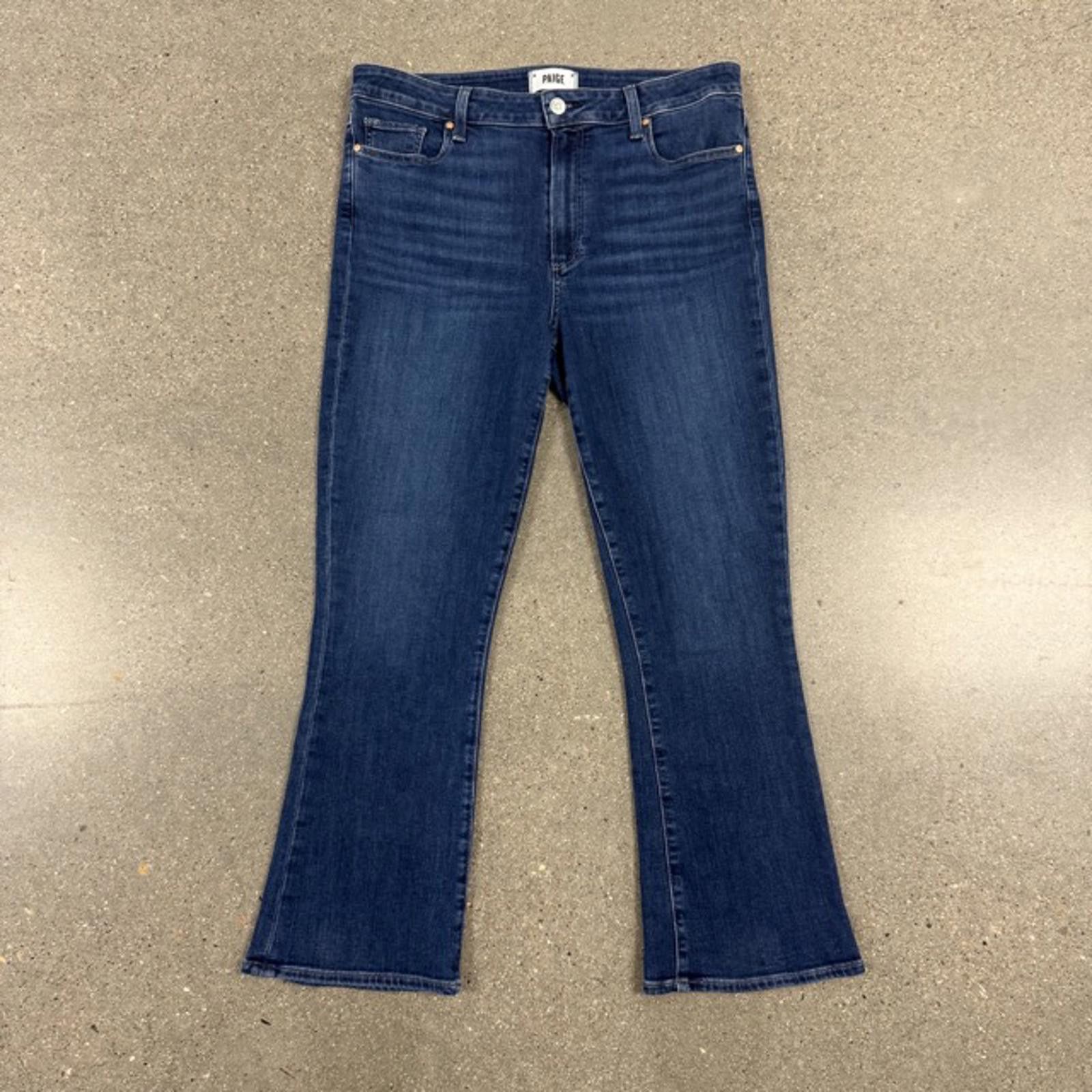 Paige NWOT PAIGE Colette Crop Flare Premium Denim Jean - 31 Size 31" - 5 Thumbnail