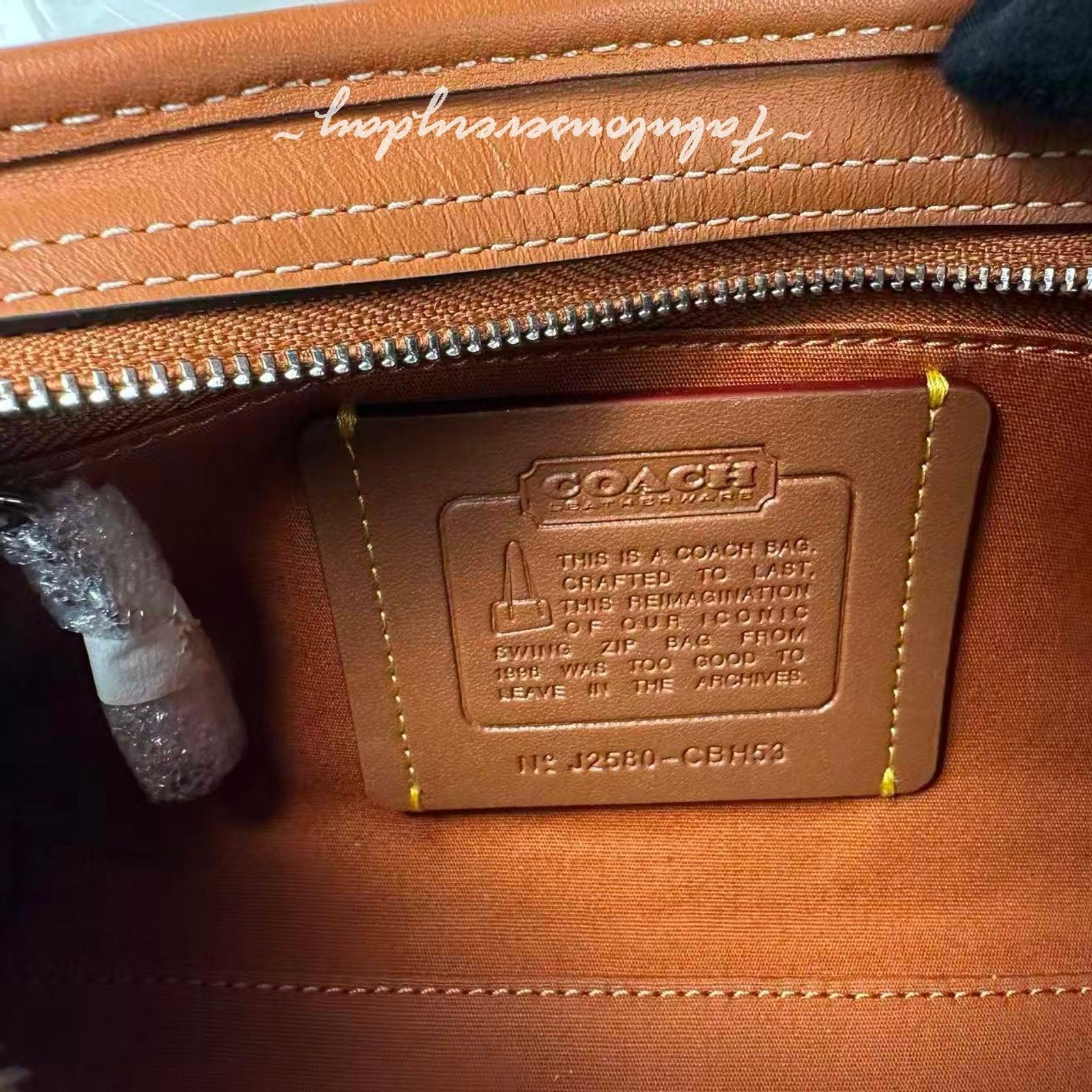 Coach Coach Swing 20 Crystal Sig Jacquard Silver/Burnished Amber Size ONE SIZE - 10 Thumbnail