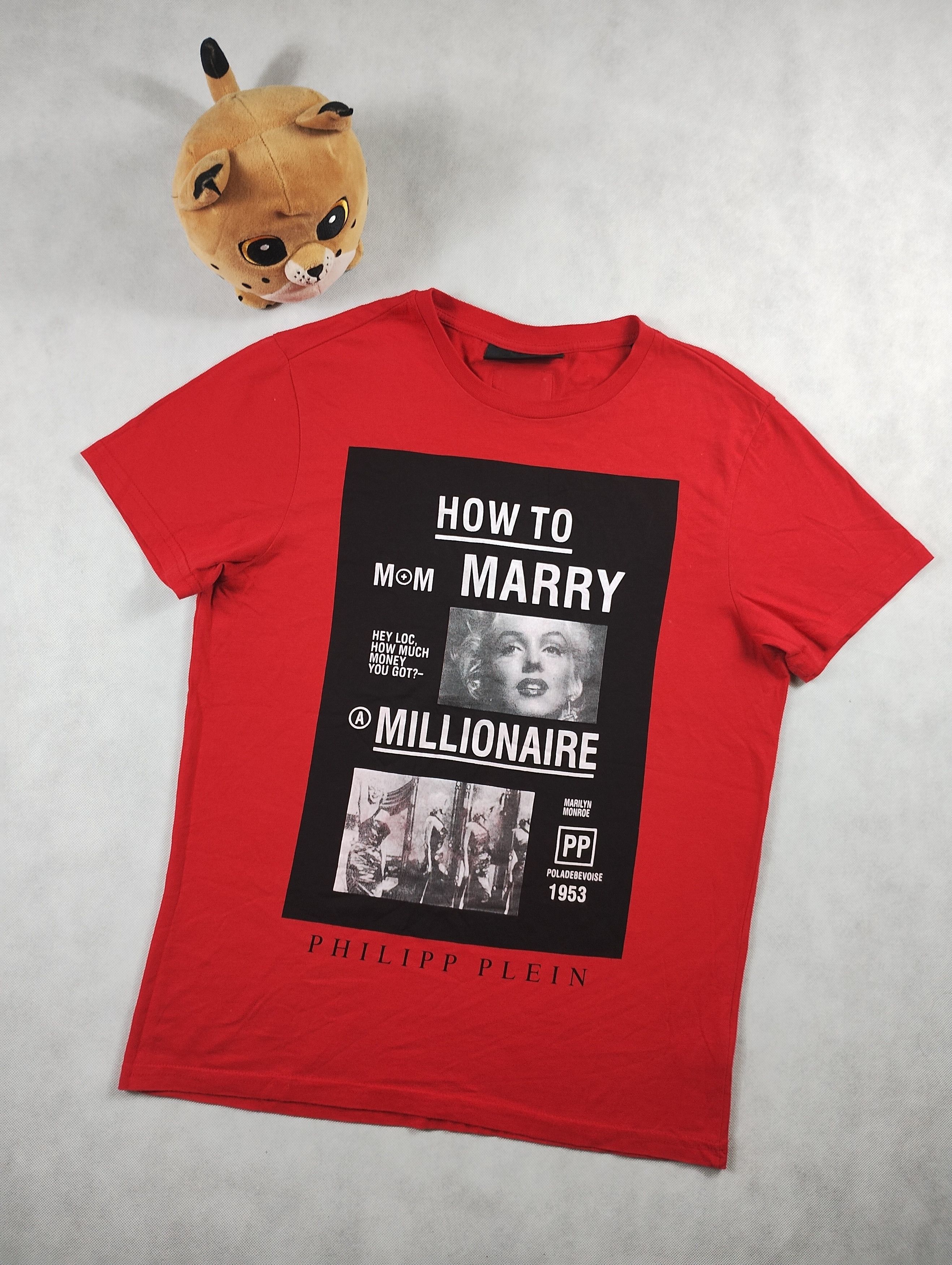 Philipp Plein Phillip Plein+Marilyn Monroe+Millionaire t-shirt Black logo Size L / US 10 / IT 46 - 3 Thumbnail