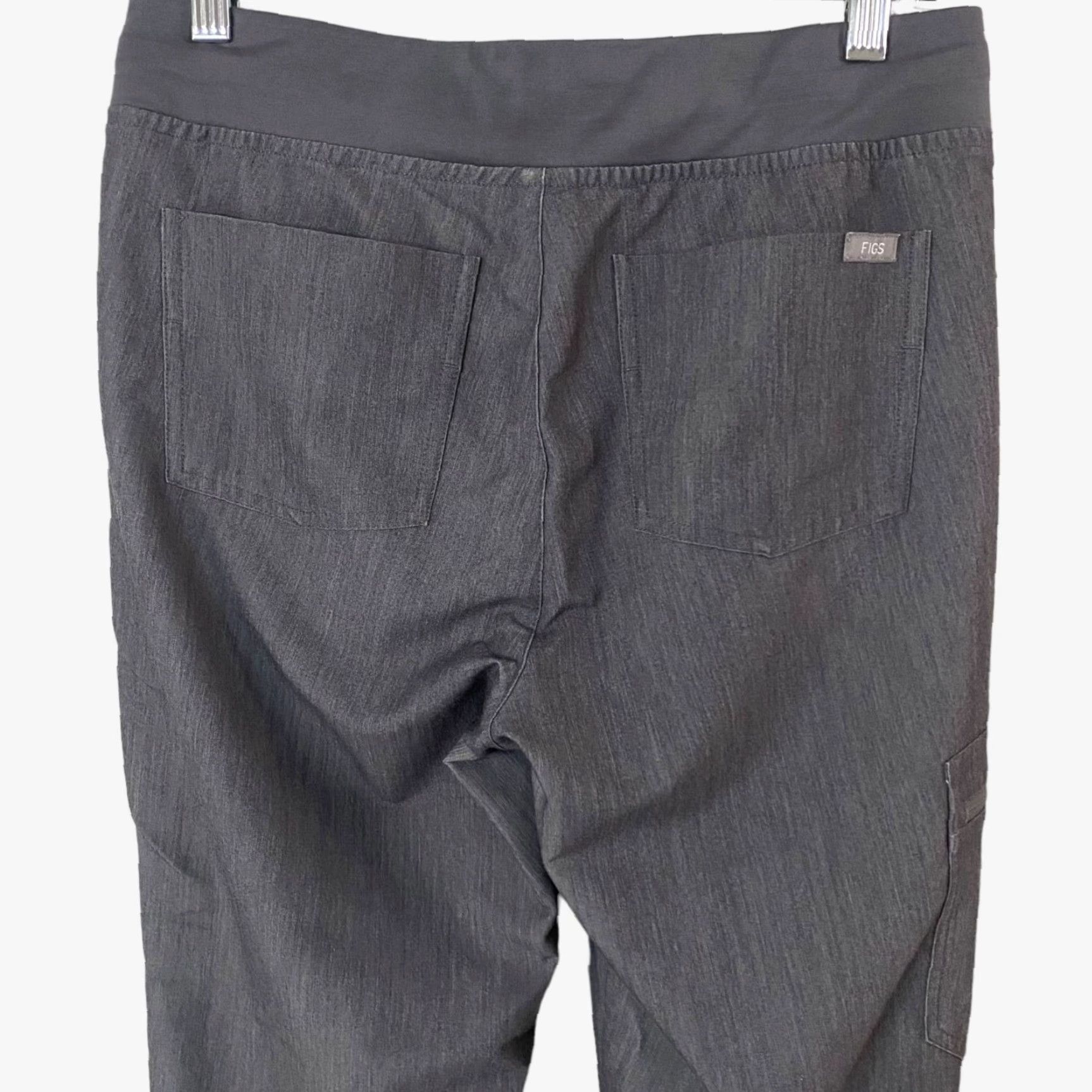 Vintage FIGS Zamora Technical Jogger Scrub Pants Nurse Womens Small Gray Stretch Size 28" / US 6 / IT 42 - 6 Thumbnail