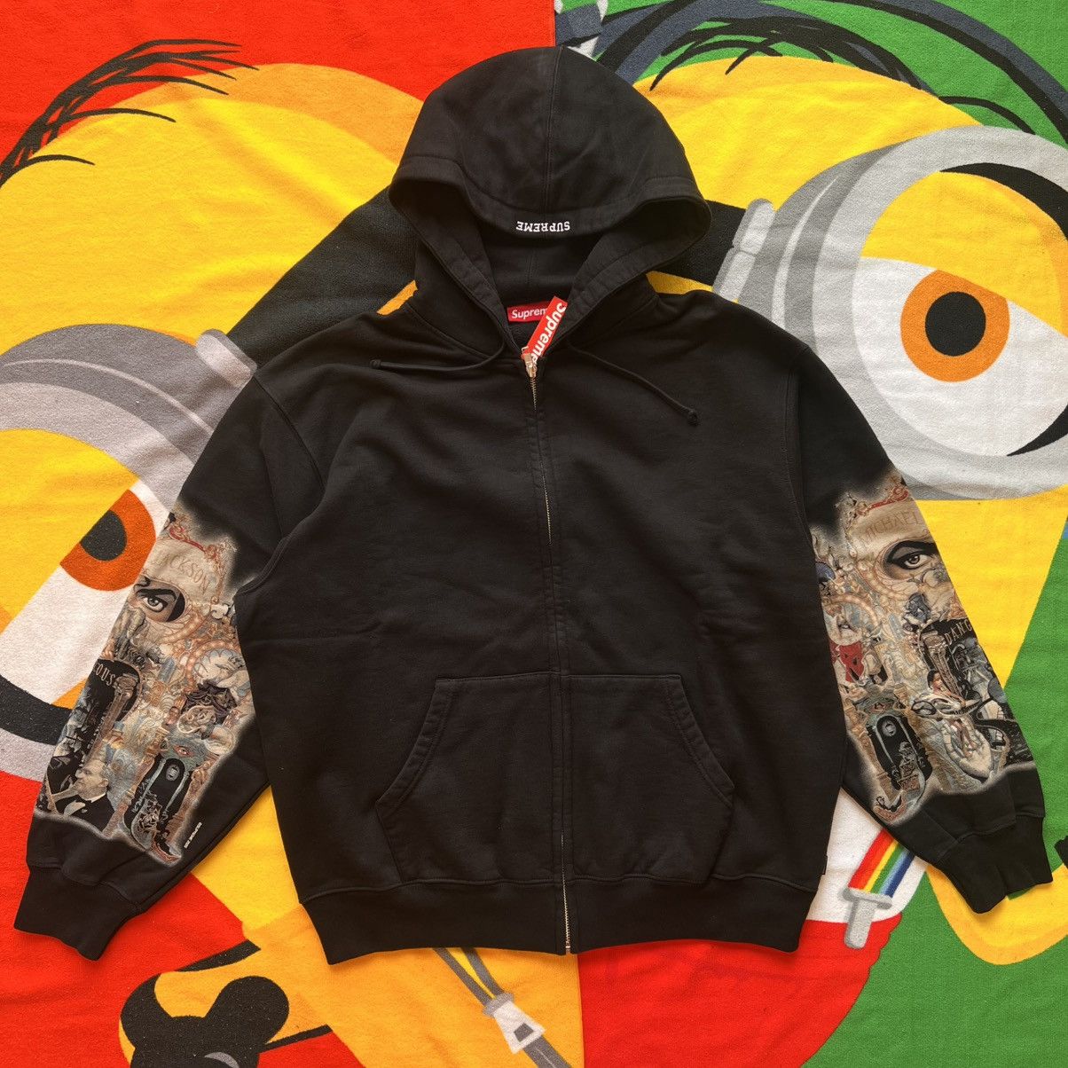 Supreme Supreme Michael Jackson Dangerous Zip Up Hooded Sweatshirt Size US XL / EU 56 / 4 - 18 Thumbnail