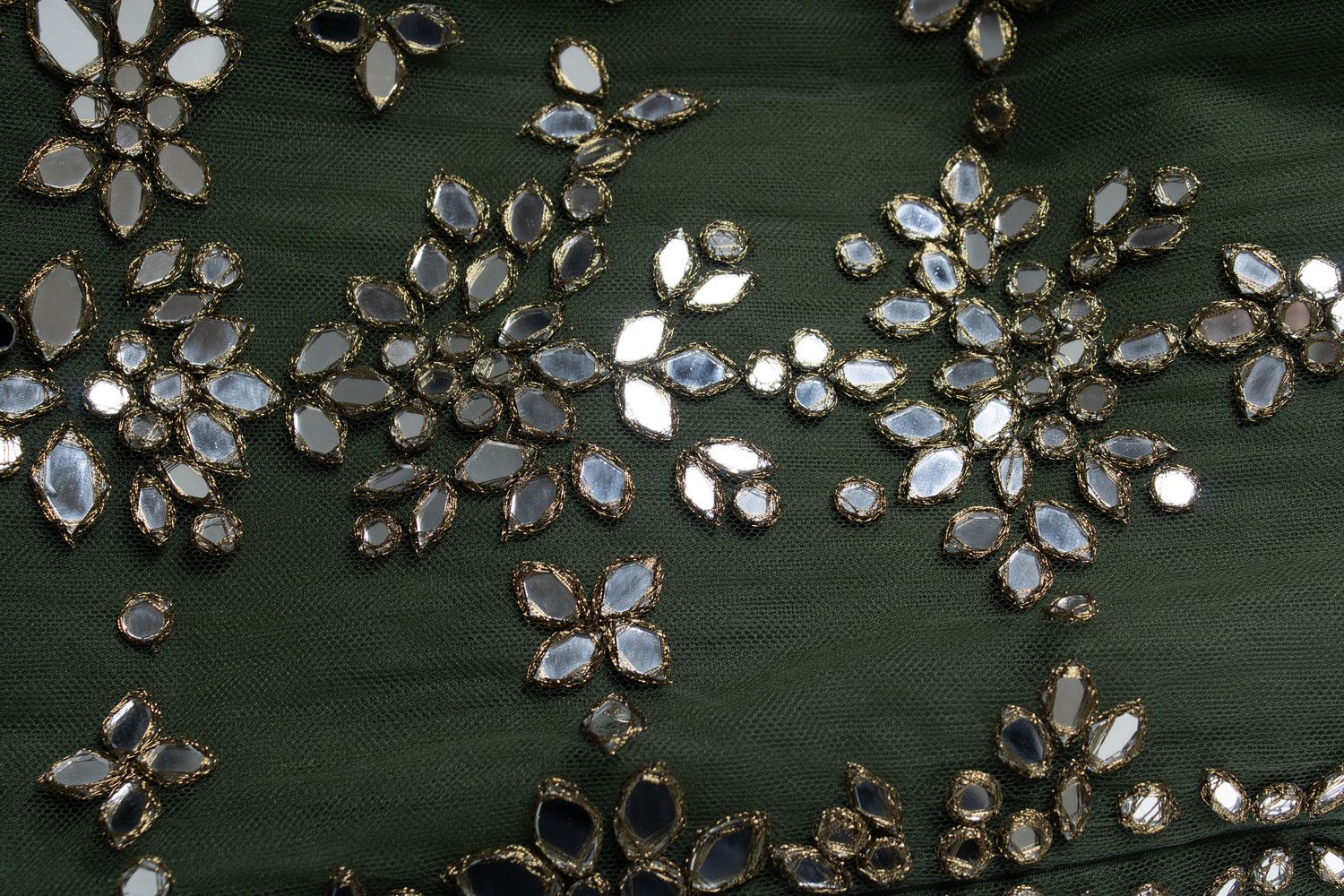 Valentino Valentino, embellished tulle dress in green Size S / US 4 / IT 40 - 9 Thumbnail