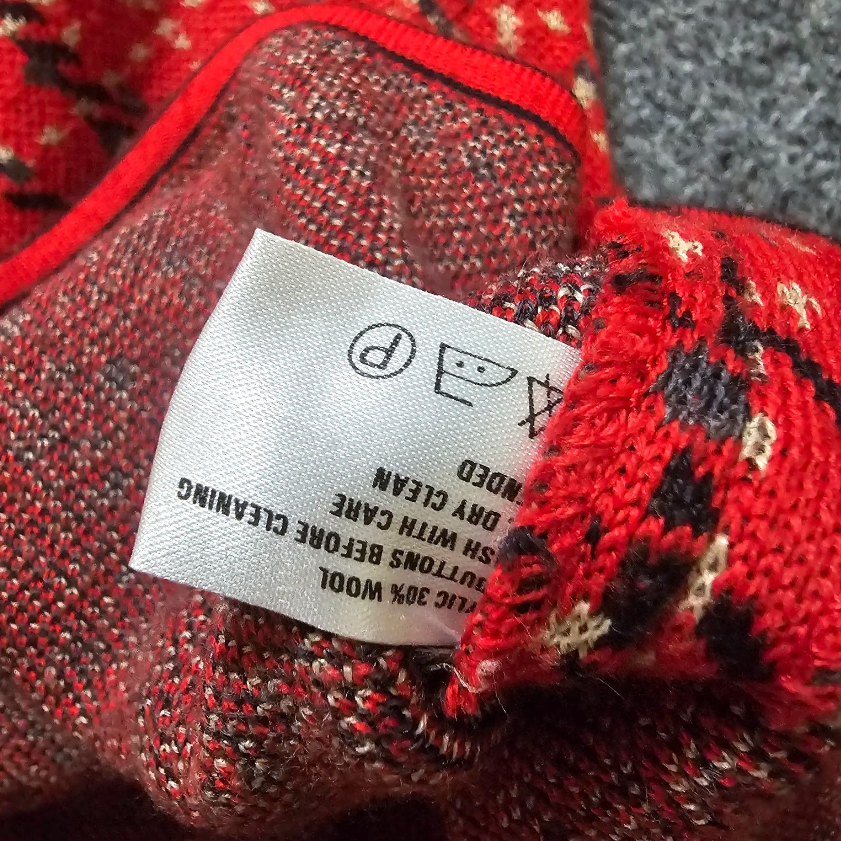 Vintage VINTAGE Belmonde Cardigan Sweater Womens 14 Red Plaid Gold Button Classic Preppy Size XL / US 12-14 / IT 48-50 - 7 Thumbnail