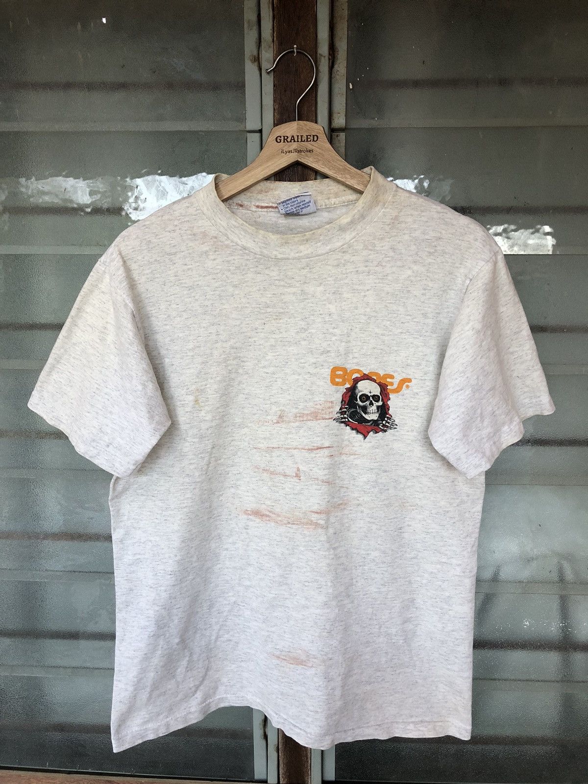 Powell Peralta Thrashed Vintage 90’s Powell Peralta Bones Shirt Tee Rare Size US M / EU 48-50 / 2 - 2 Thumbnail