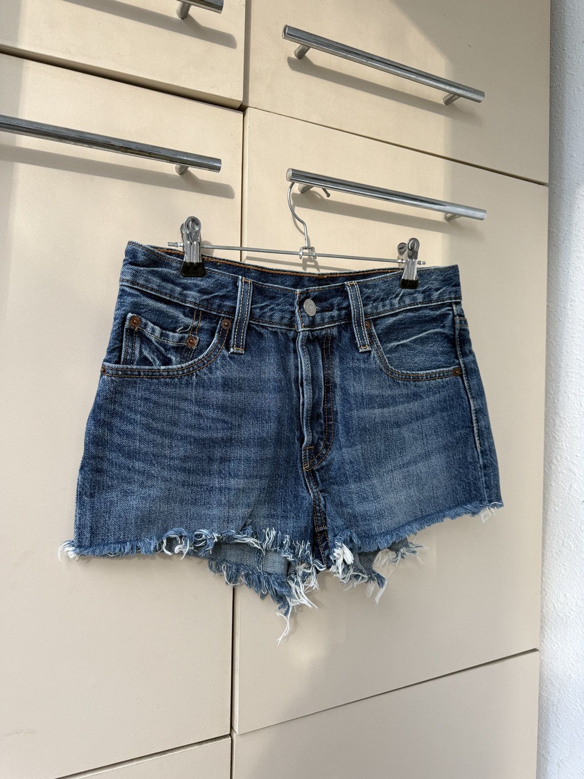 Levi's Levis 501 denim shorts high rise WMNS Size 25" / US 0 / IT 36 - 3 Thumbnail