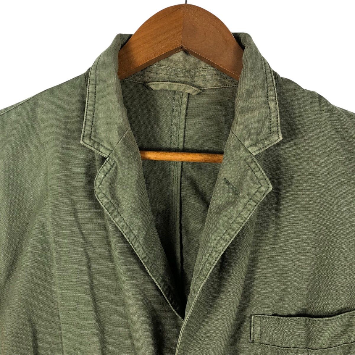 Lacoste LACOSTE Vintage Washed Blazer Jacket Size US XL / EU 56 / 4 - 4 Thumbnail