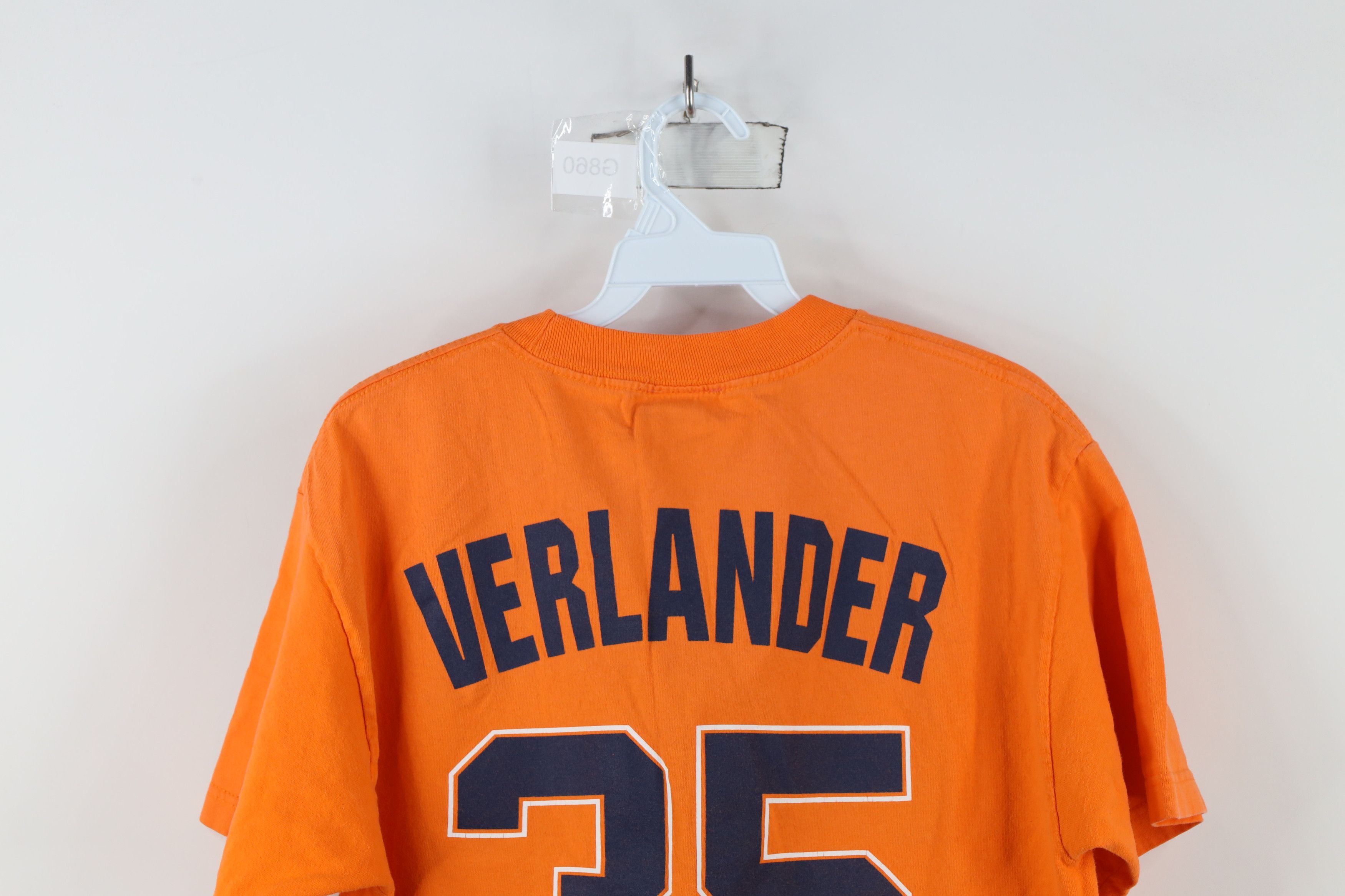 Vintage Vintage Y2K Verlander Detroit Tigers Baseball T-Shirt Orange Size US M / EU 48-50 / 2 - 13 Thumbnail