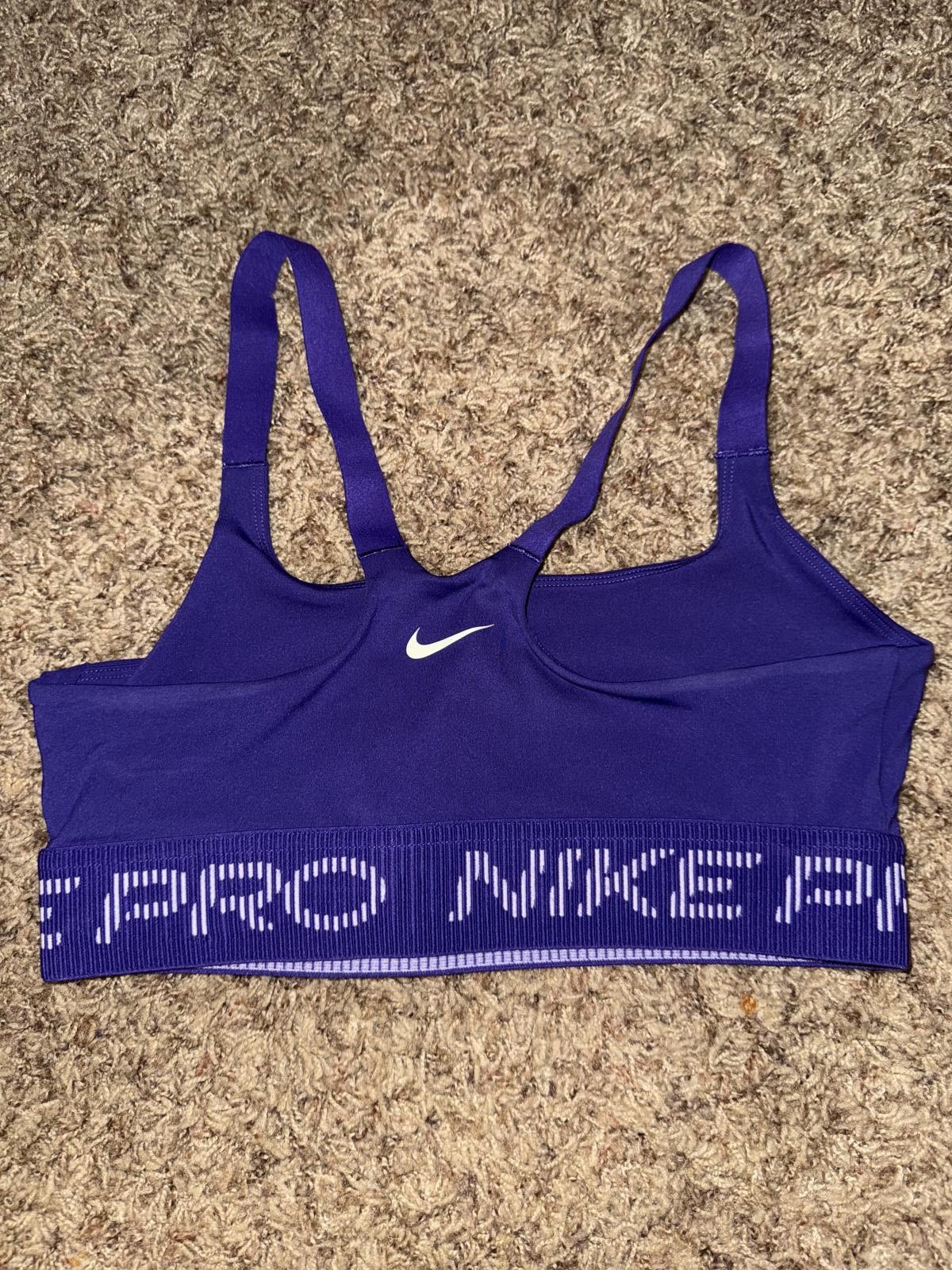 Nike Nike Pro Women's Light-Support Non-Padded Sports Bra Sample Size ONE SIZE - 2 Thumbnail