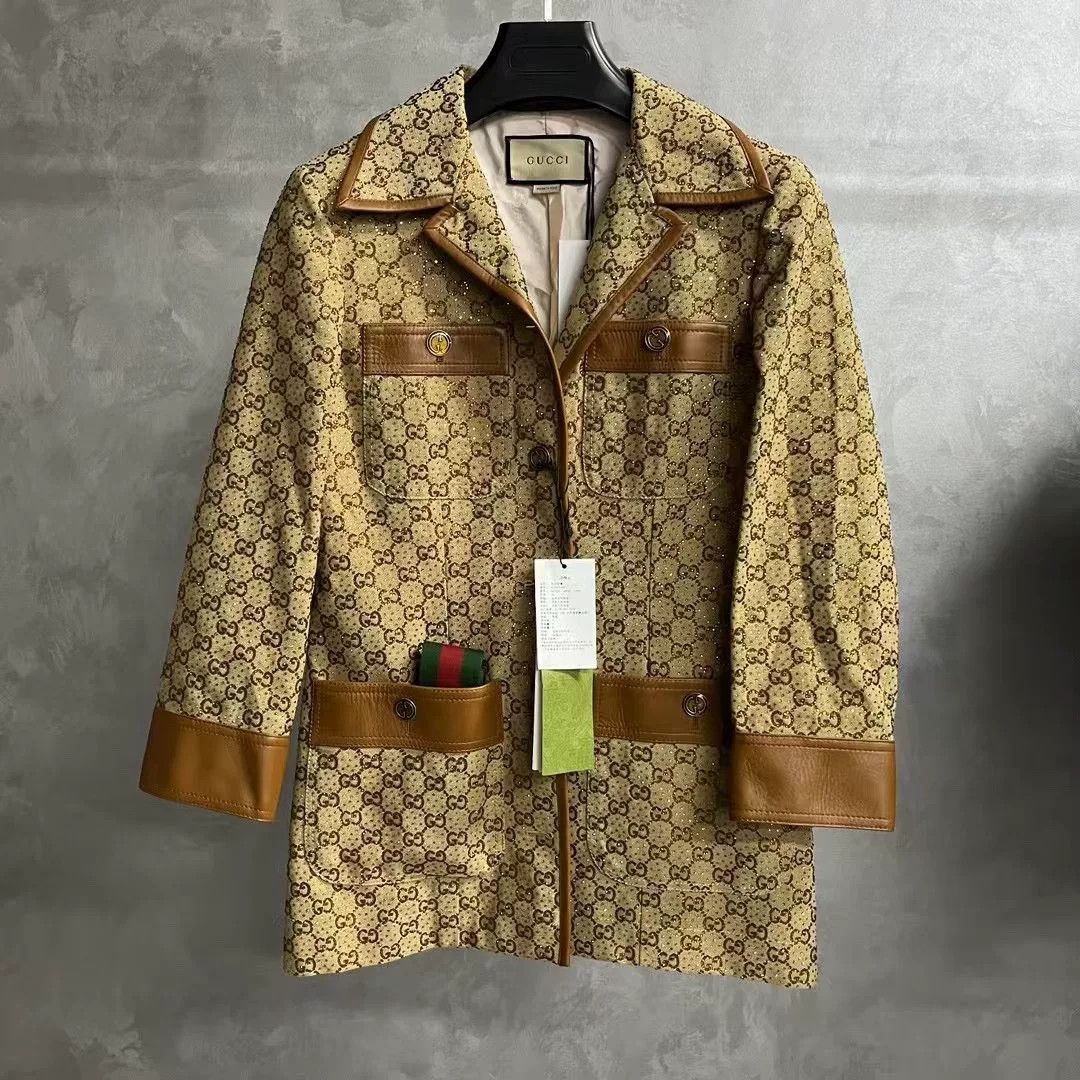Gucci Gucci GG Canvas Web Belt Jacket Size US XXS / EU 40 - 1 Thumbnail
